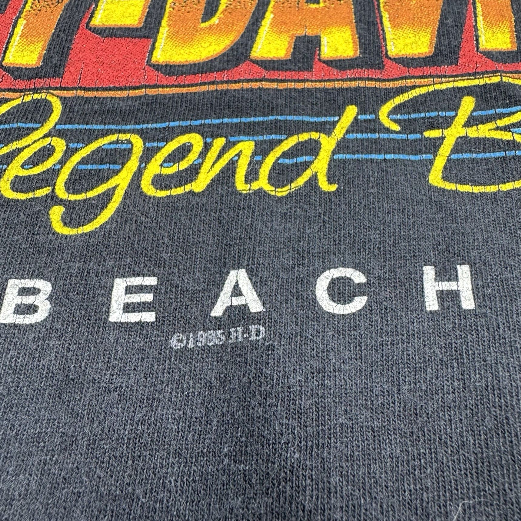 Harley Davidson VINTAGE Harley-Davidson T Shirt Adult Large Daytona Beach Eagle Legend 90s USA Harley-Davidson Shirt Adult Large Black Eagle 90s USA Mens Size US L / EU 52-54 / 3 - 3 Thumbnail