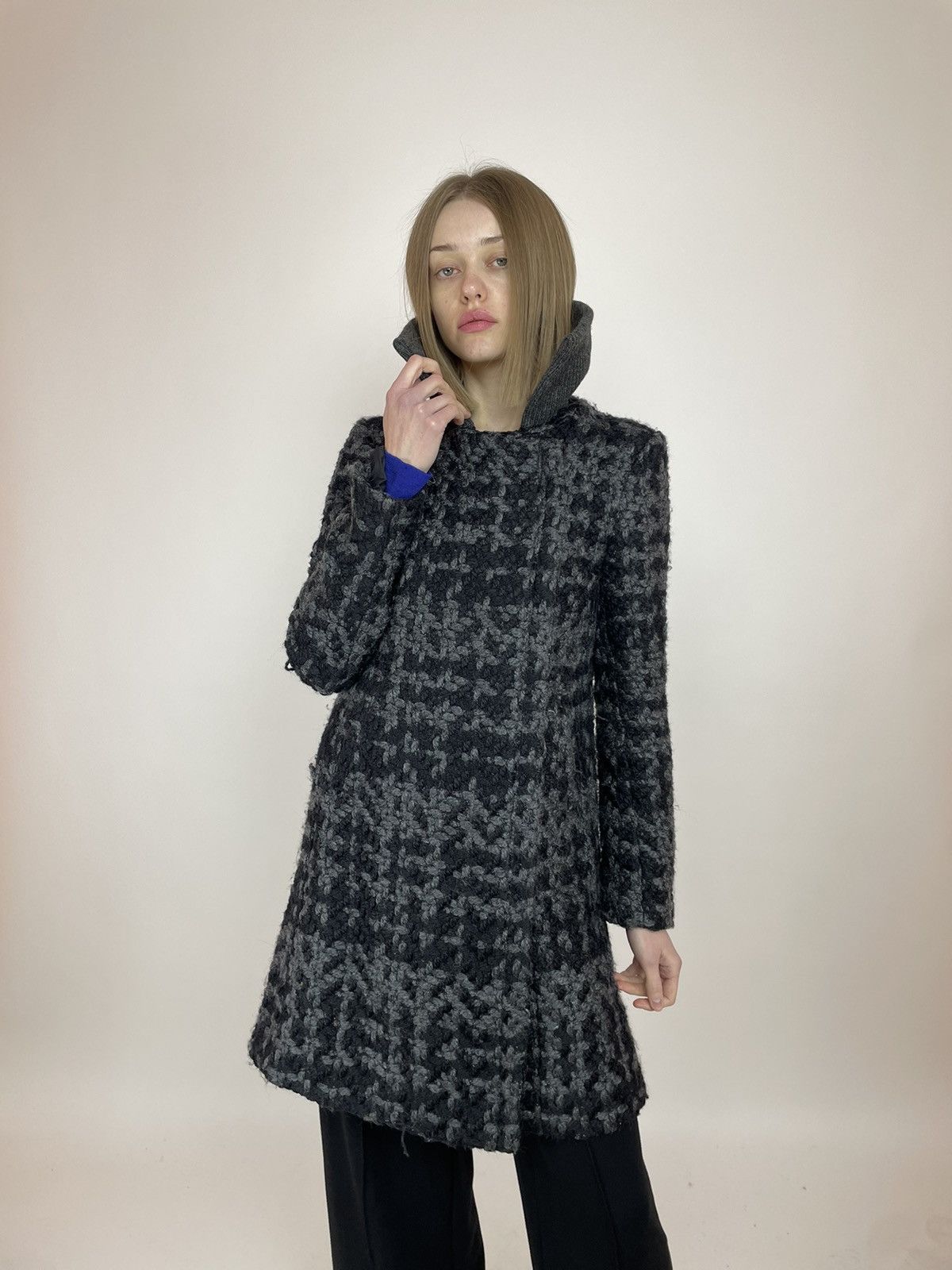 Desigual Desigual Tweed Wool coat Women’s size 38 Size XS / US 0-2 / IT 36-38 - 6 Thumbnail