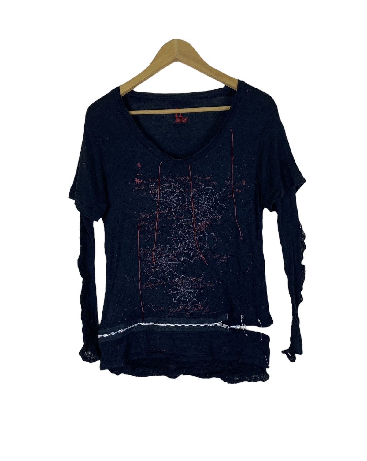 Seditionaries Seditionaries H Anarchy Crop Half Zip Long Sleeve Size S / US 4 / IT 40 - 2 Thumbnail