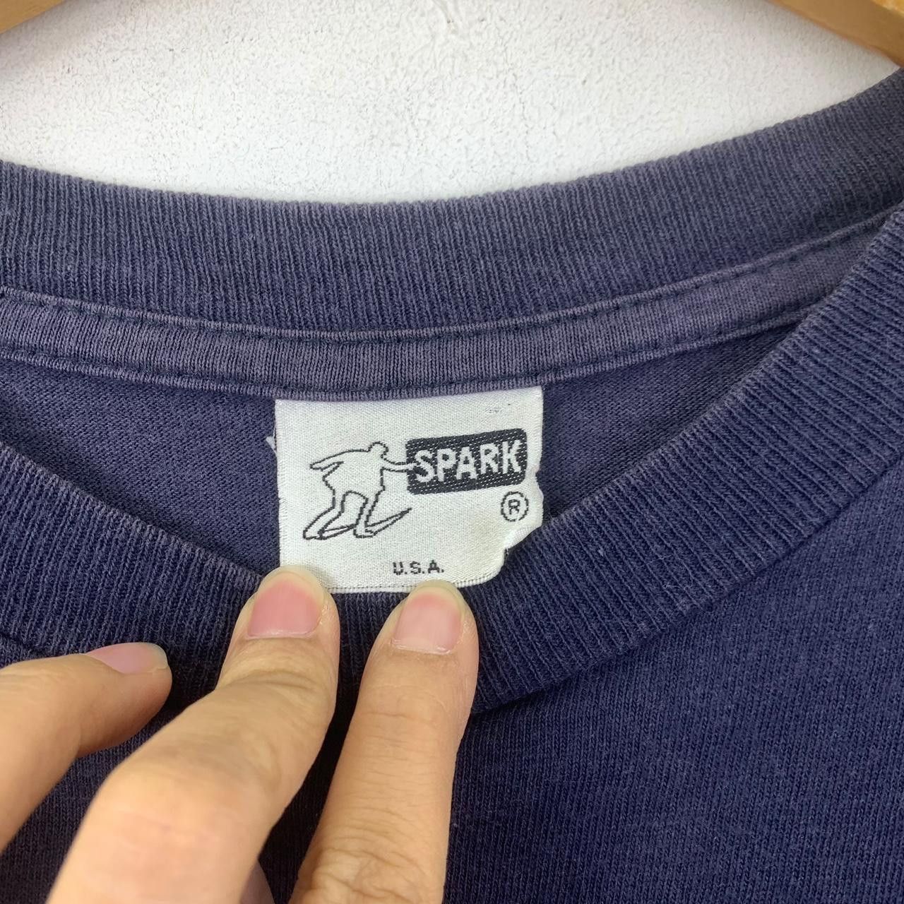 Vintage Vintage 90’ SPARK SKATEBOARD No 1 Tee Shirt Size US M / EU 48-50 / 2 - 3 Thumbnail