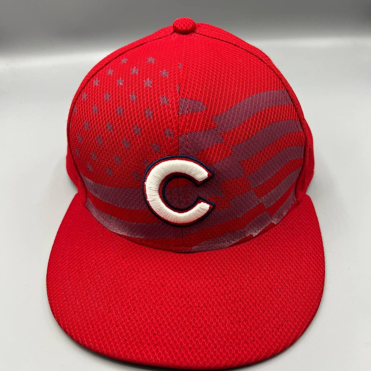 New Era Chicago Cubs Hat Men Red 7 1/8 MLB Fitted Cap | Grailed