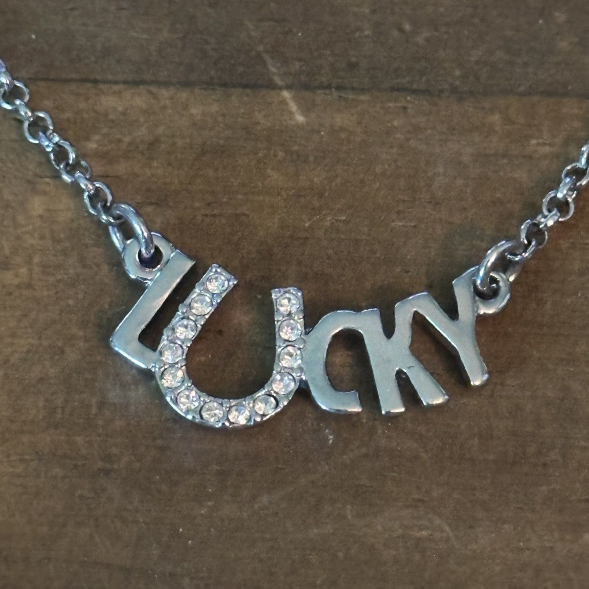Other Lia Sophia silver tone Lucky U necklace Size ONE SIZE - 3 Thumbnail