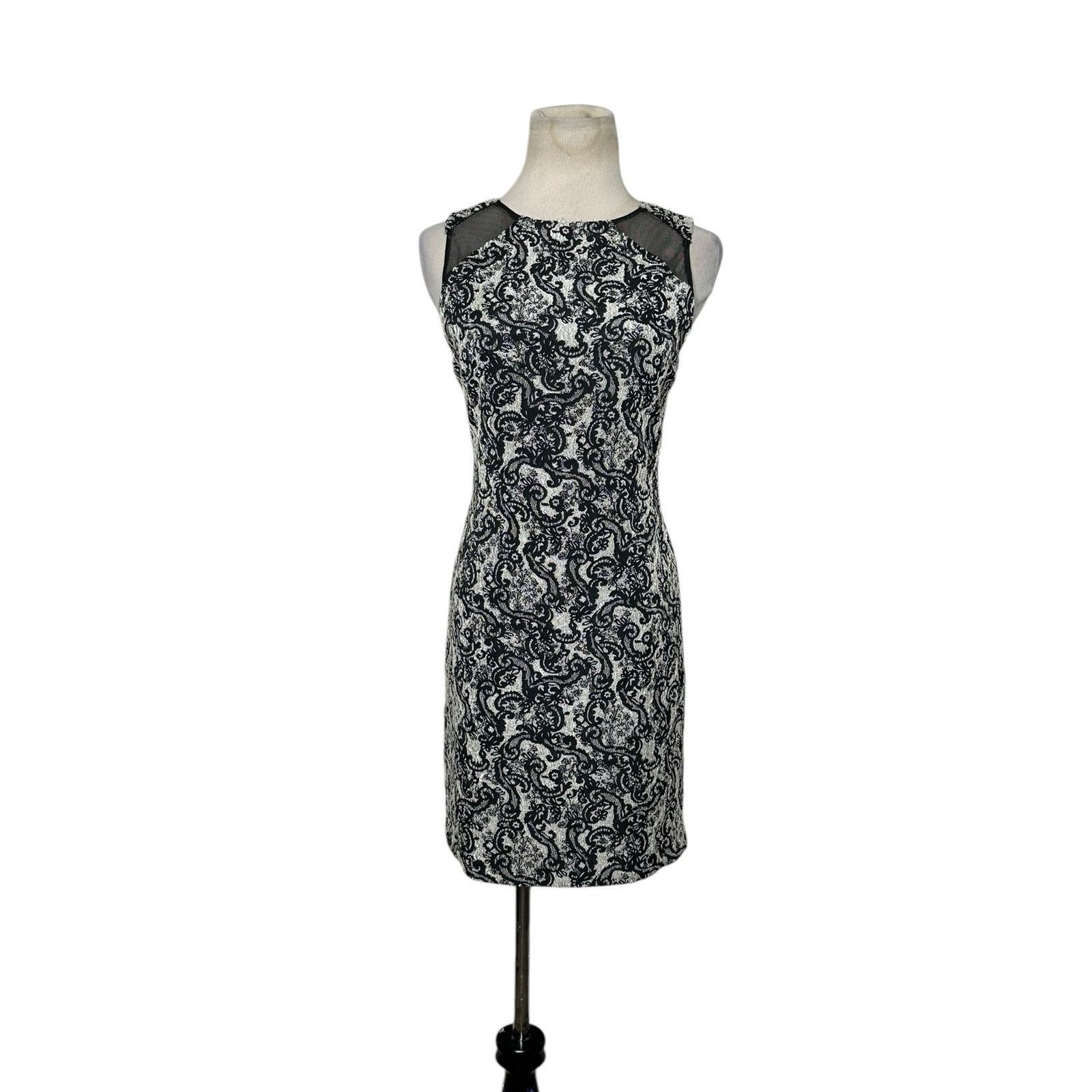Alice + Olivia Alice + Olivia Thalia Sleeveless Brocade Mini Dress Size 2 Size XS / US 0-2 / IT 36-38 - 15 Thumbnail