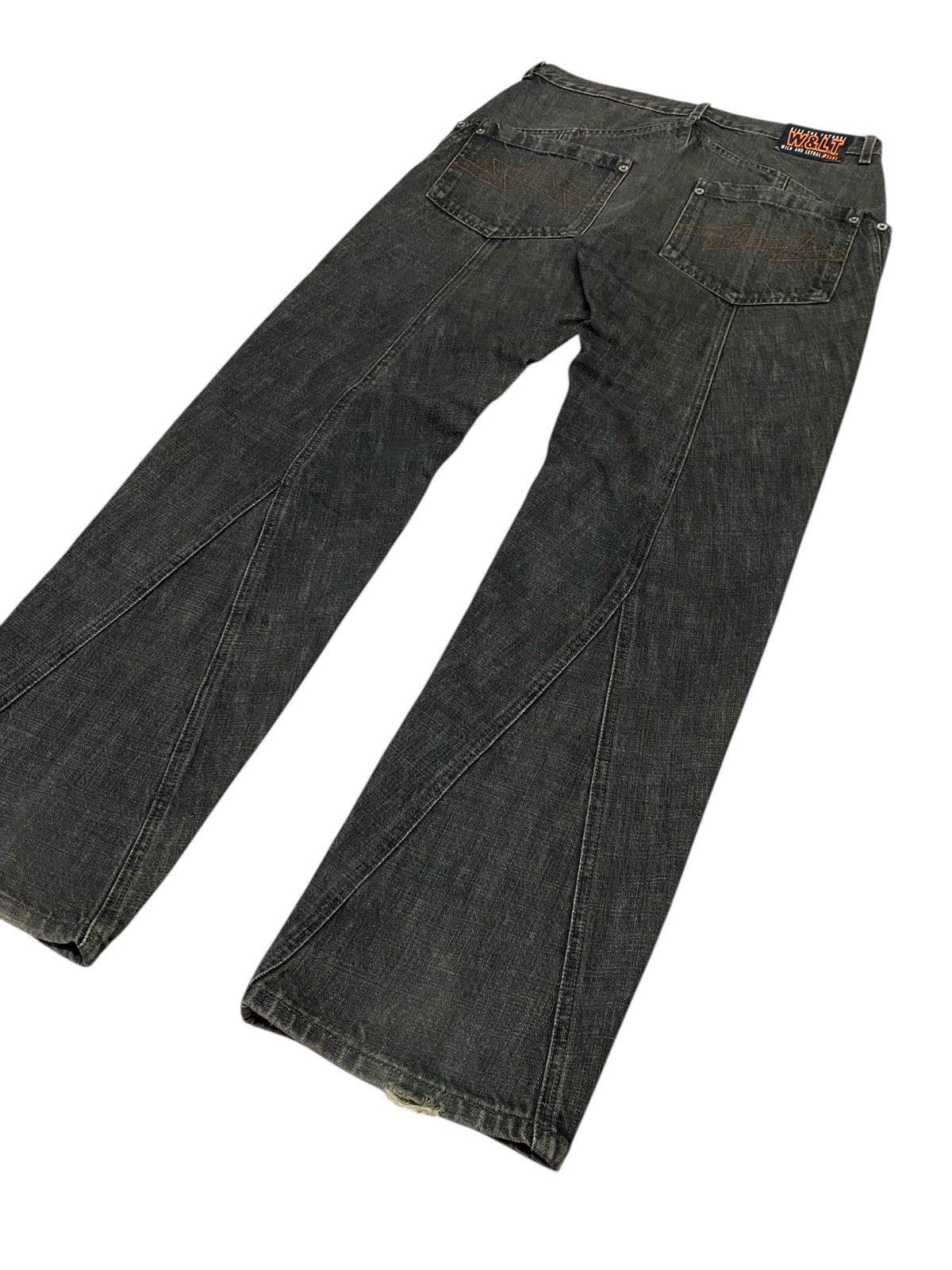 W&LT W&LT Walter Van Beirendonck Spiral Cut Denim Pants Size US 30 / EU 46 - 25 Thumbnail
