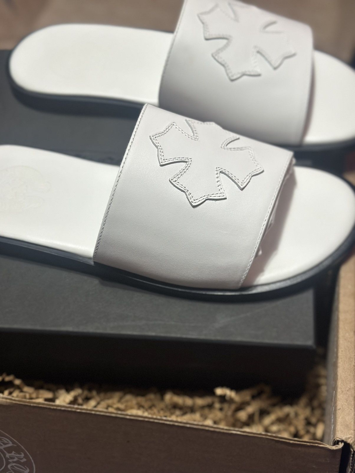 Chrome Hearts Chrome hearts slides Size US 7 / EU 40 - 4 Thumbnail