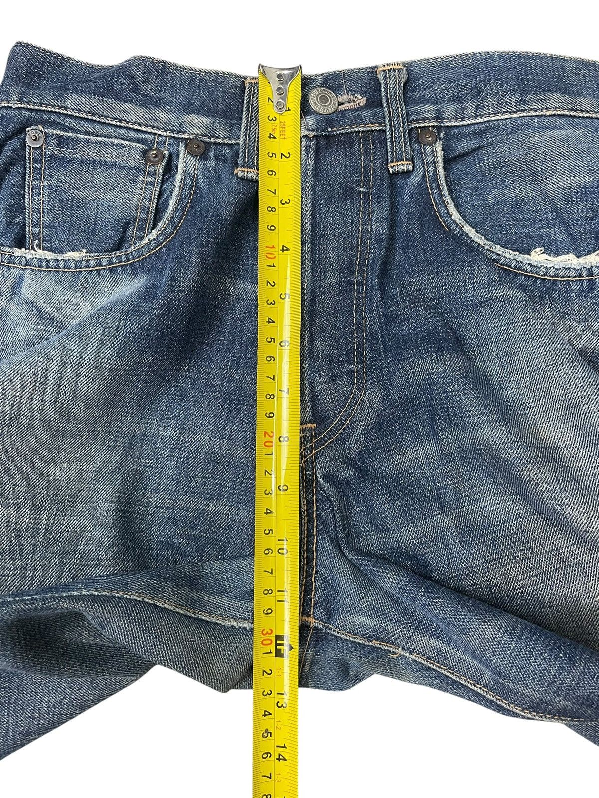 Edwin Vintage Edwin 505 SX Jeans Straight Cut Selvedge Size US 28 / EU 44 - 19 Thumbnail