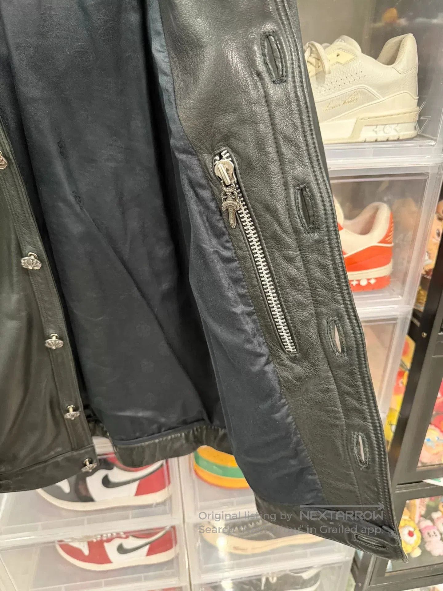 Chrome Hearts Chrome Hearts Western Flame Leather Jacket. Size US L / EU 52-54 / 3 - 5 Thumbnail