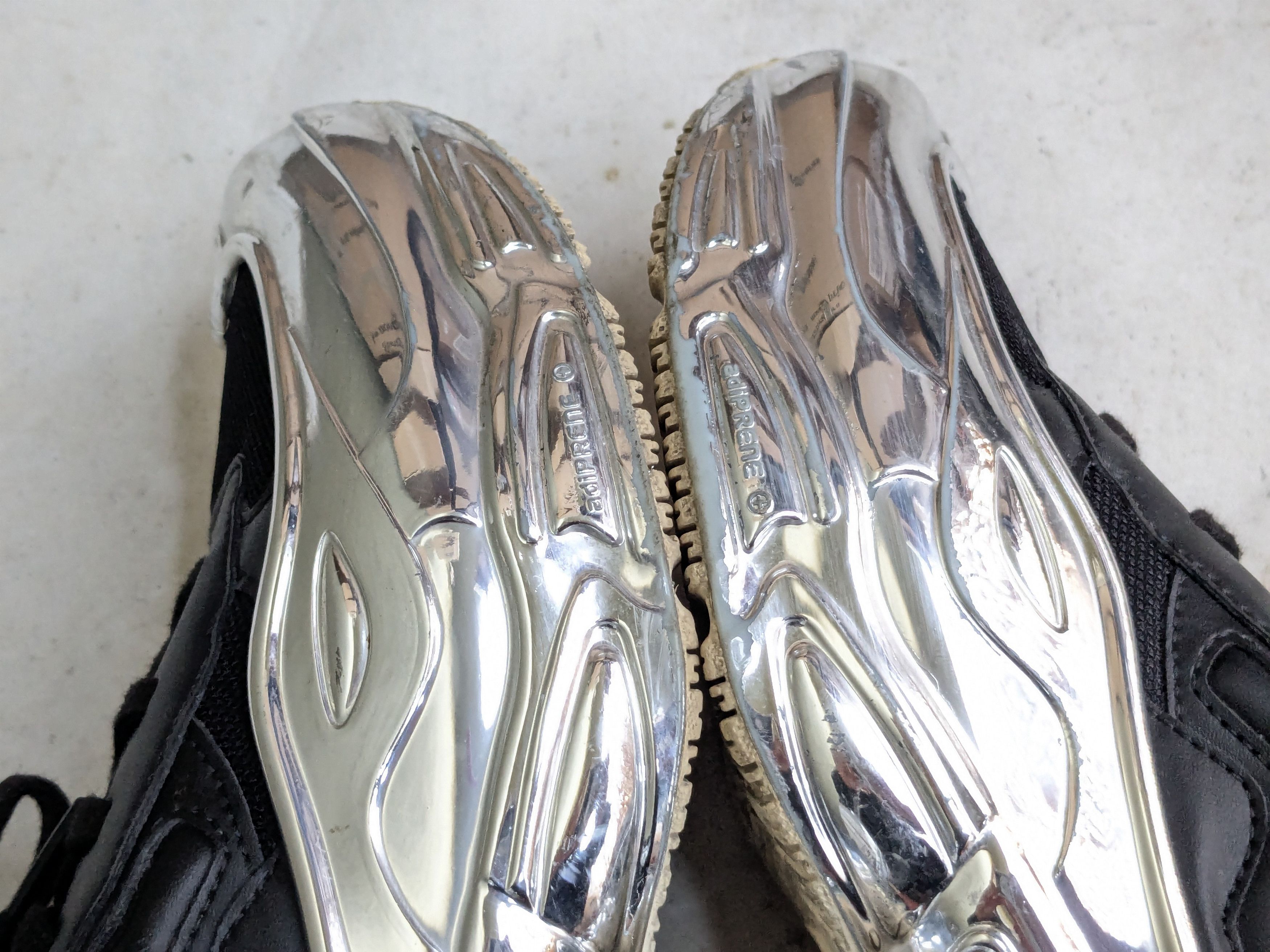 Raf Simons Adidas x Raf Simons Ozweego Mirrored 7.5 Black Silver Size US 7.5 / EU 40-41 - 5 Thumbnail