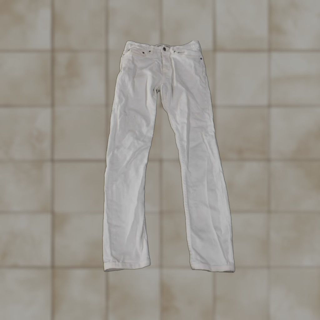 Zara Zara Jeans Mens 30 White Slim Fit Stretch Denim Five Pocket Casual Size US 30 / EU 46 - 1 Thumbnail
