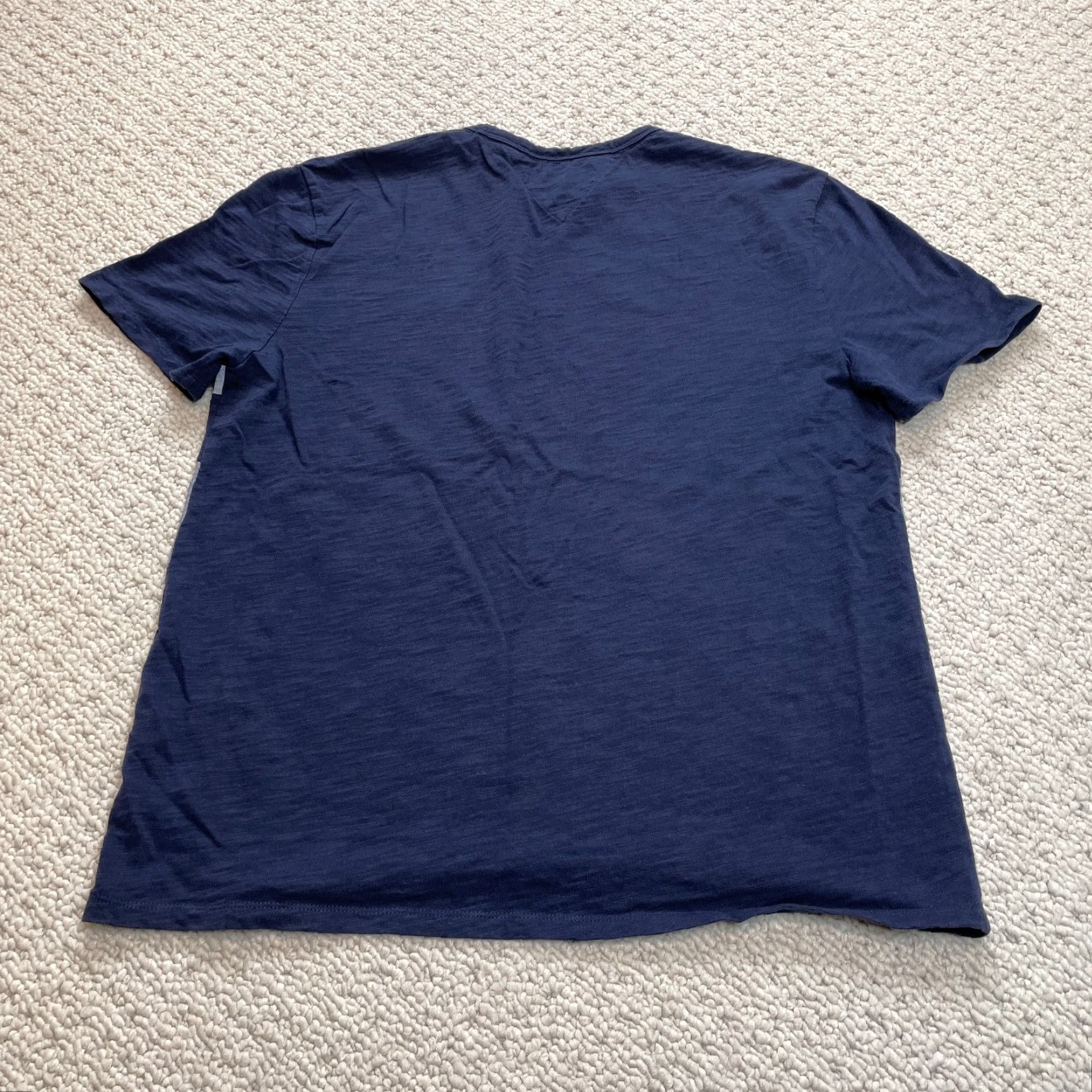 Tommy Hilfiger Tommy Hilfiger Shirt Womens Large Blue Short Sleeve Logo Cotton Tee Top Soft Size M / US 6-8 / IT 42-44 - 8 Thumbnail