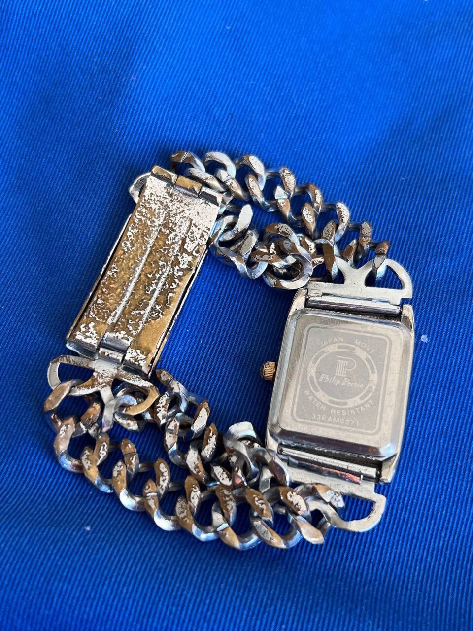 Japanese Brand × Vintage Vintage Japanese style futuristic Link ⛓ Metal Watch Size ONE SIZE - 4 Thumbnail