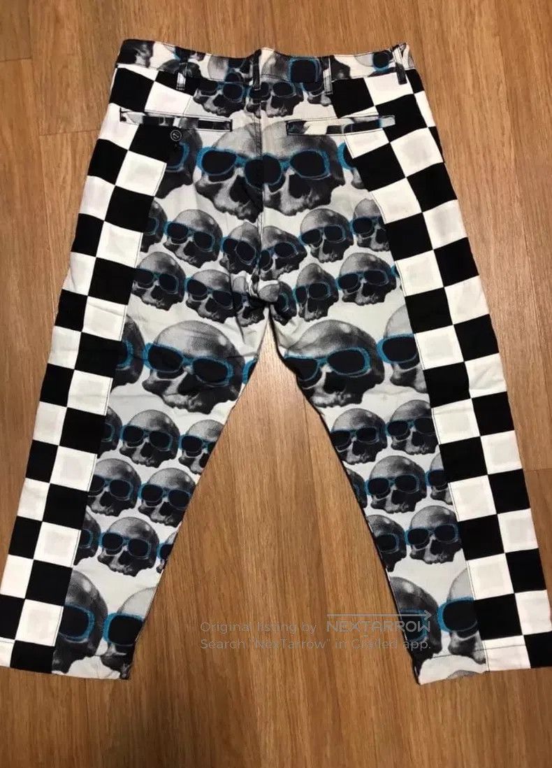 Comme des Garcons Comme Des Garcons size XS Checkered Skull Dress Pants Size 23" - 2 Thumbnail