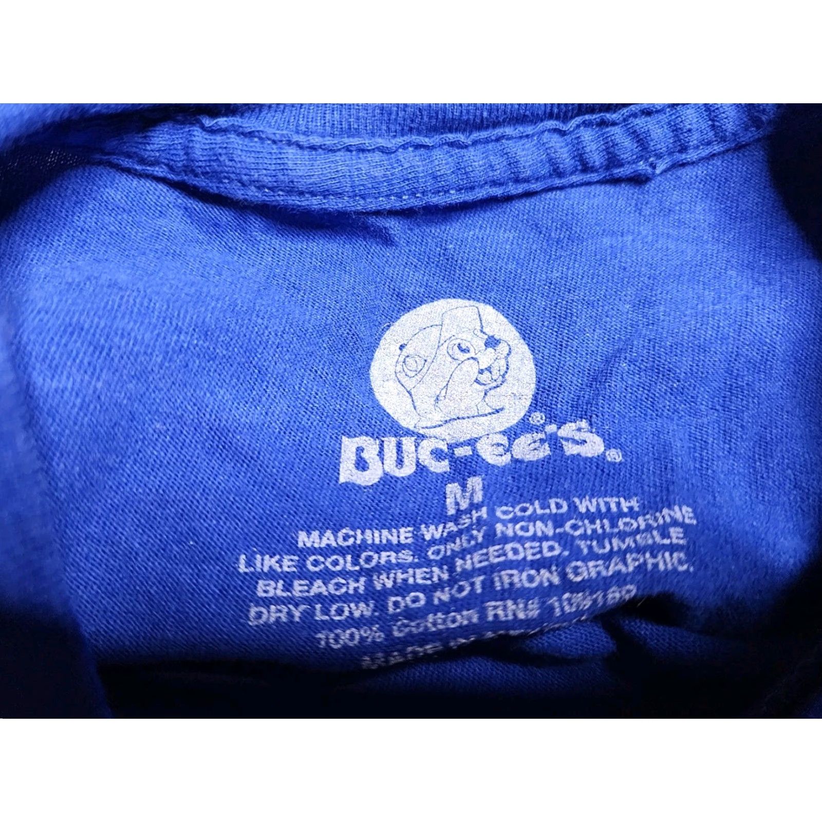 Doublet VINTAGE Buc-ee's T-Shirt Motorcycle Patriotic Double-Sided Adult Medium Blue Unisex 2020s Size US M / EU 48-50 / 2 - 3 Thumbnail