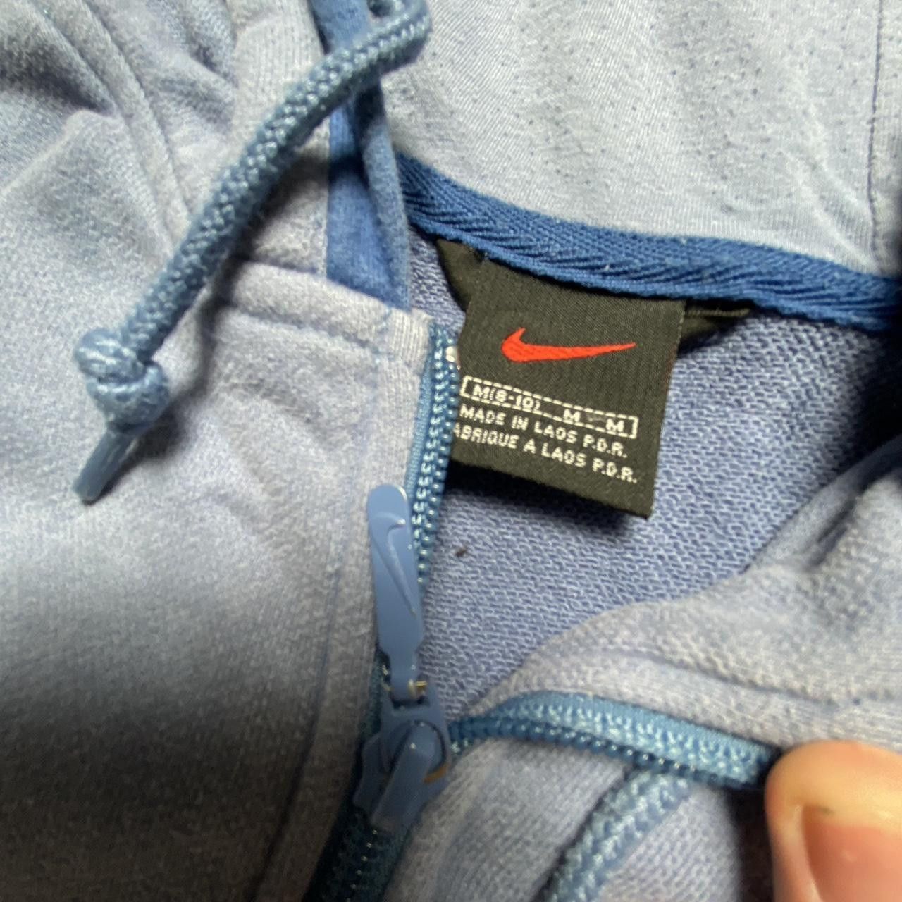 Nike 90s Nike Zip Hoodie Blue M Size US M / EU 48-50 / 2 - 4 Thumbnail