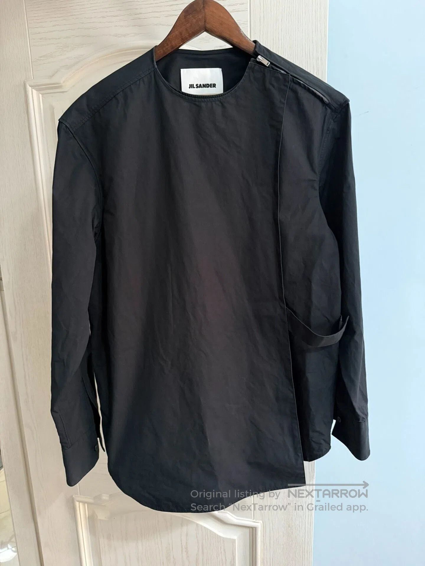 Jil Sander Jil Sander Black Casual Shirt. Size US M / EU 48-50 / 2 - 1 Thumbnail