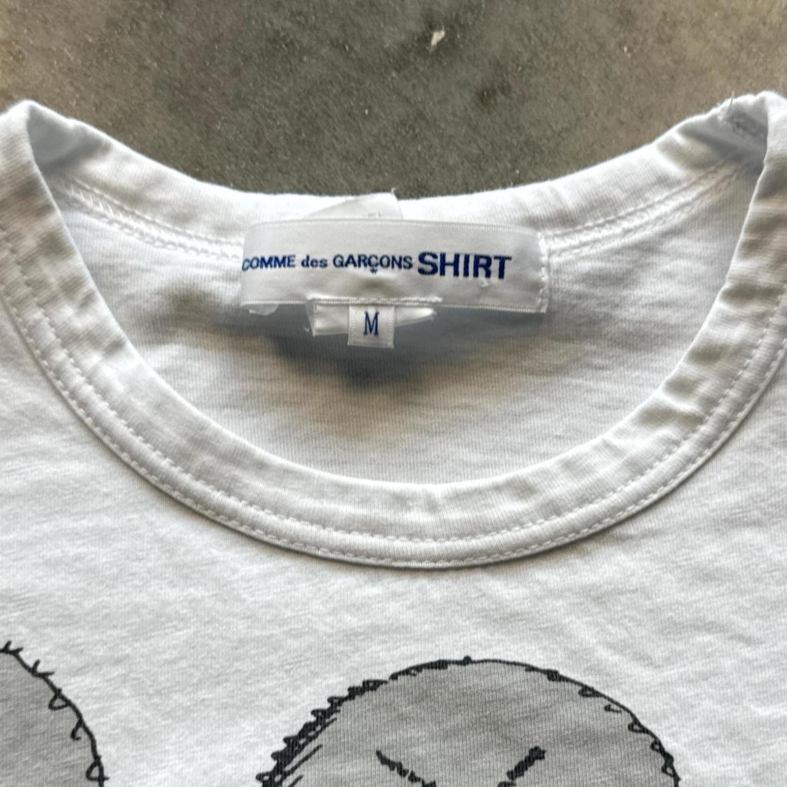 Kaws Comme Des Garçons X KAWS Cotton White T-Shirt Size US M / EU 48-50 / 2 - 4 Thumbnail