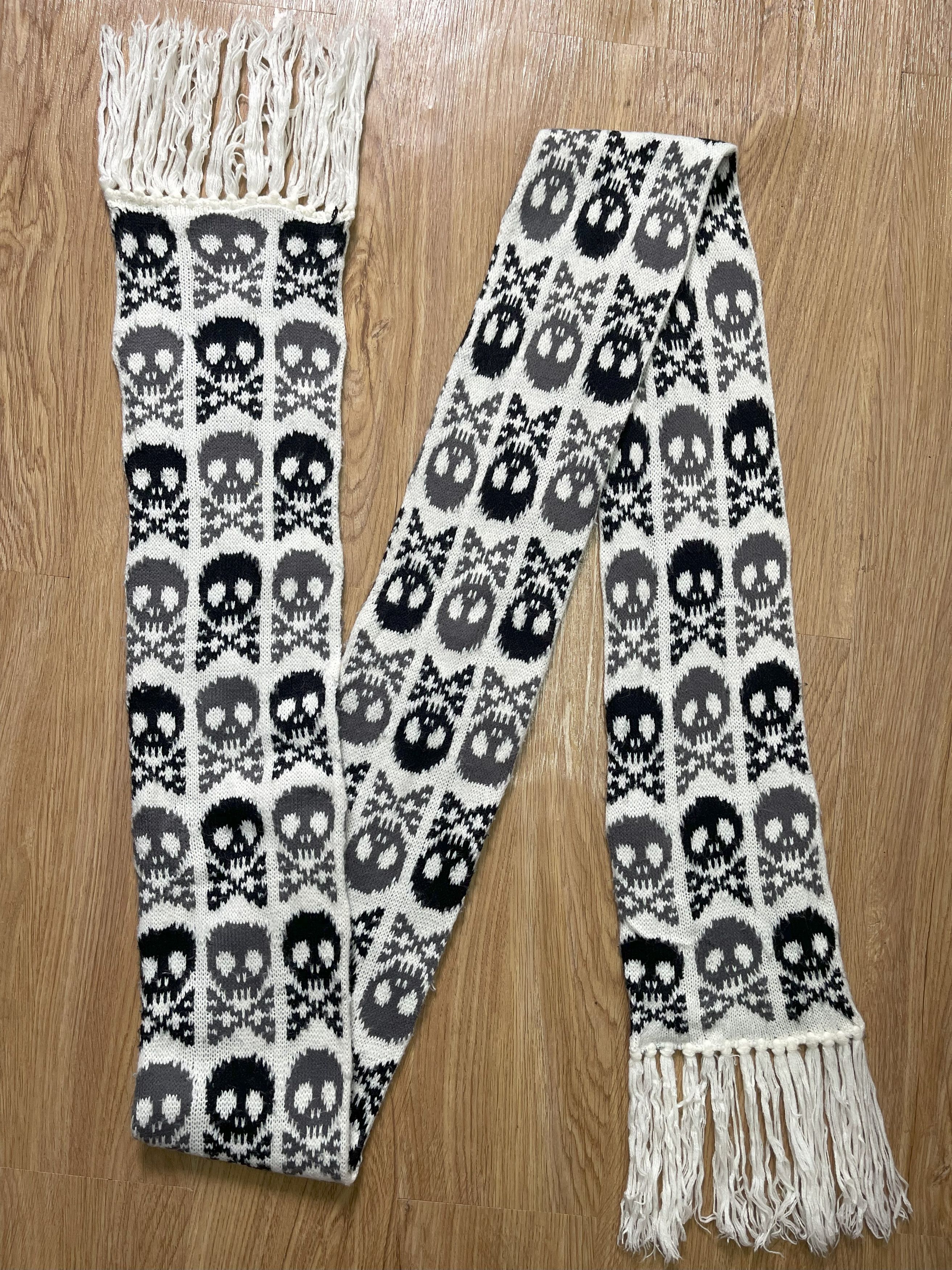 Vintage Vintage Skulls Scarf / Muffler / Accessories - 6032 Size ONE SIZE - 3 Thumbnail