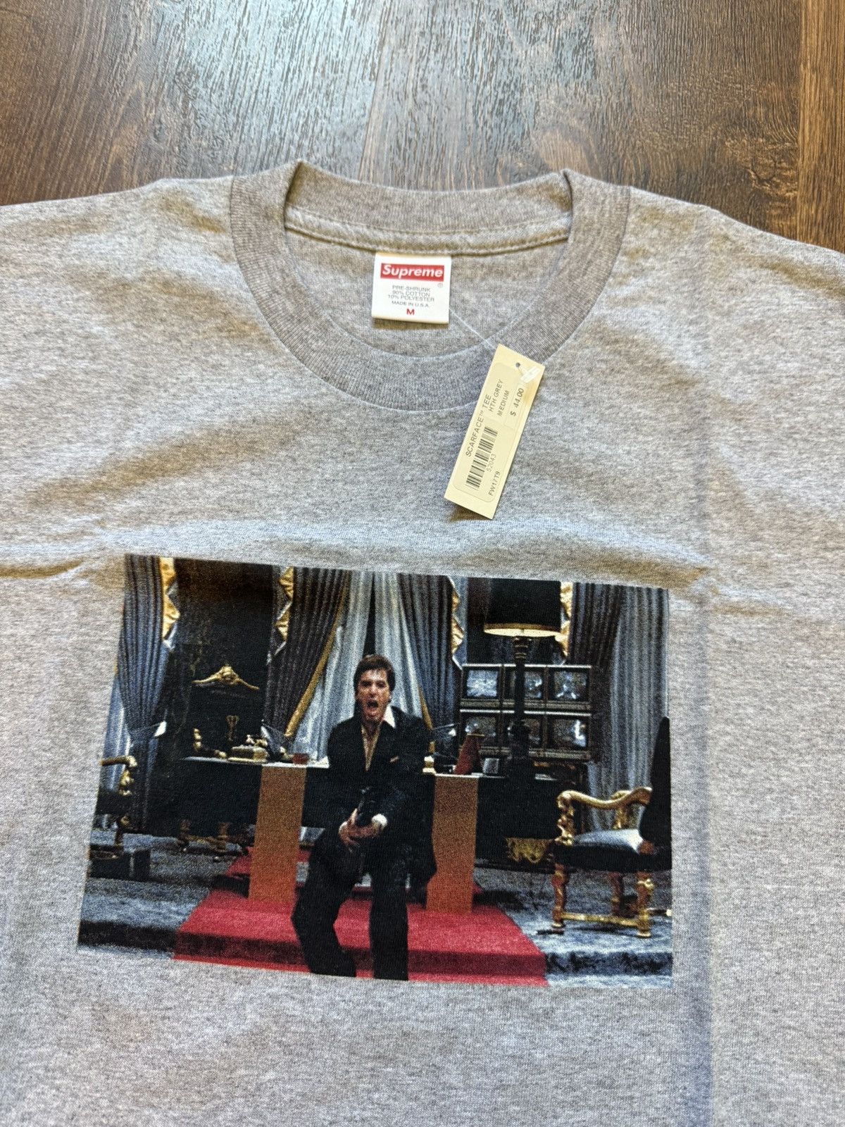 Supreme Supreme Scarface Friend Tee Heather Grey Size US L / EU 52-54 / 3 - 1 Thumbnail