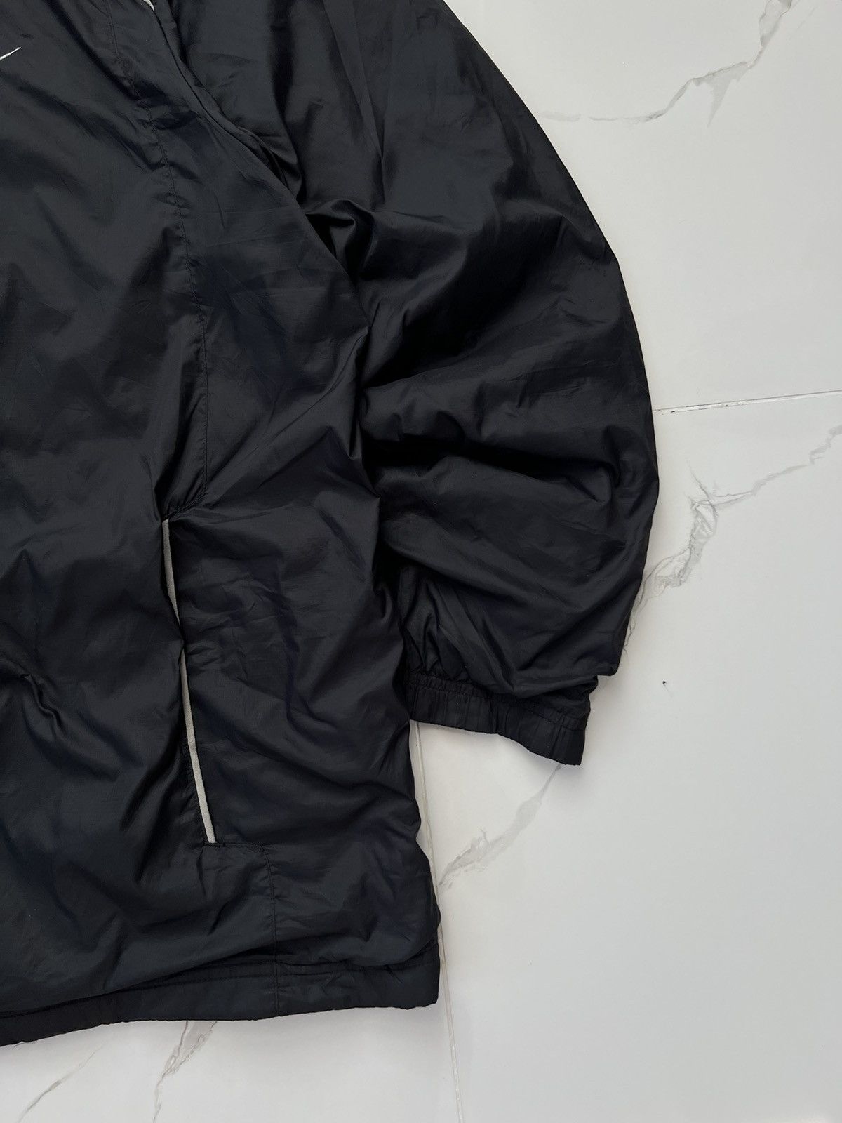 Nike × Vintage 90's NIKE SWOOSH LOGO RETRO TRACK JACKET GORPCORE Y2K Size US XL / EU 56 / 4 - 2 Thumbnail