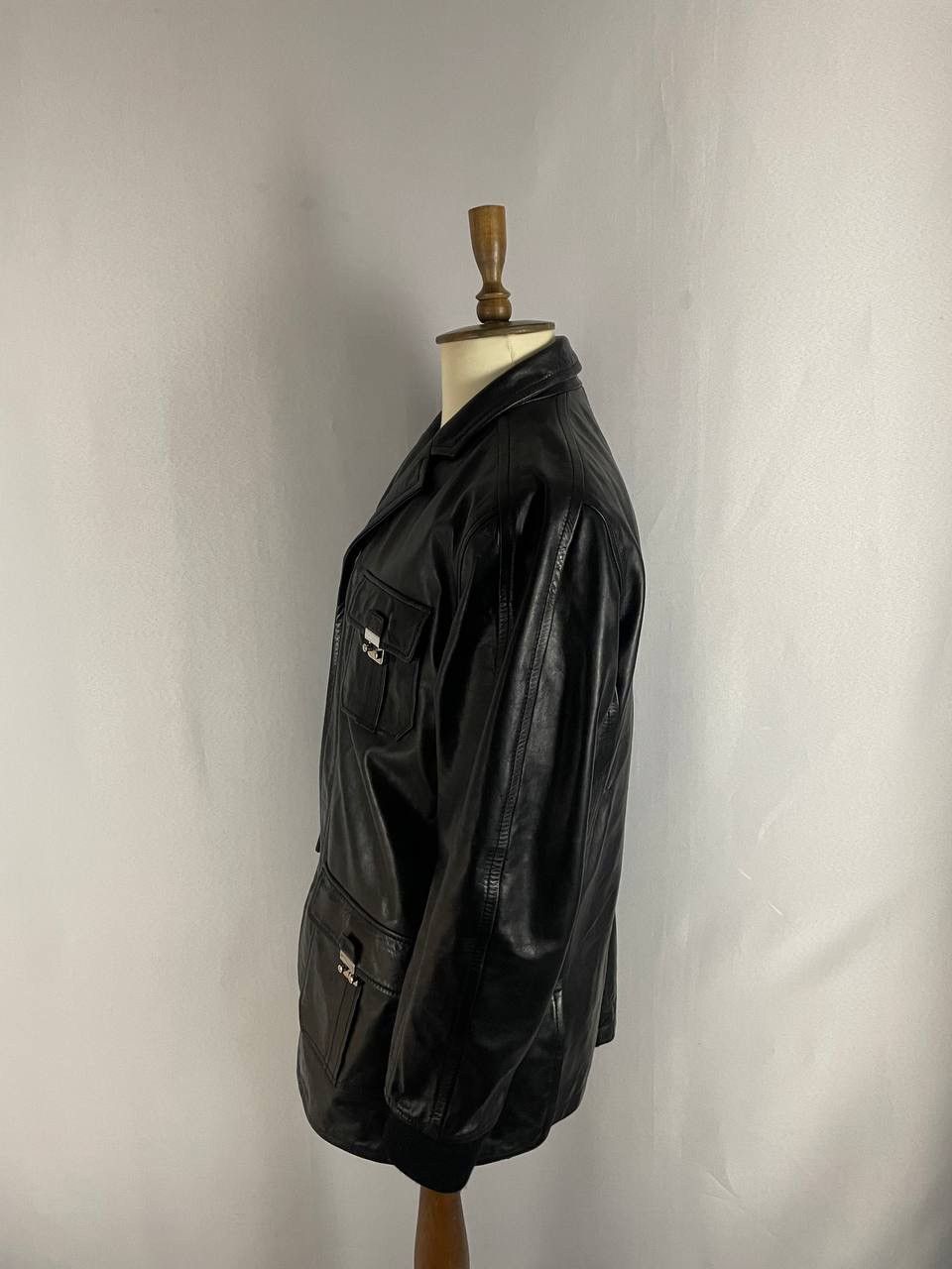 Dsquared2 Dsquared2 Leather Jacket Black 56 size Size US XL / EU 56 / 4 - 7 Thumbnail