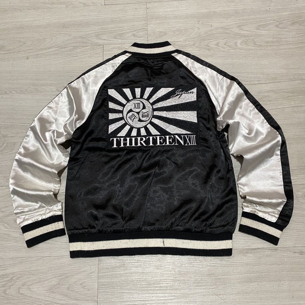 Japanese Brand 2000s y2k thriteen japan reversible sukajan jacket Size US S / EU 44-46 / 1 - 2 Thumbnail