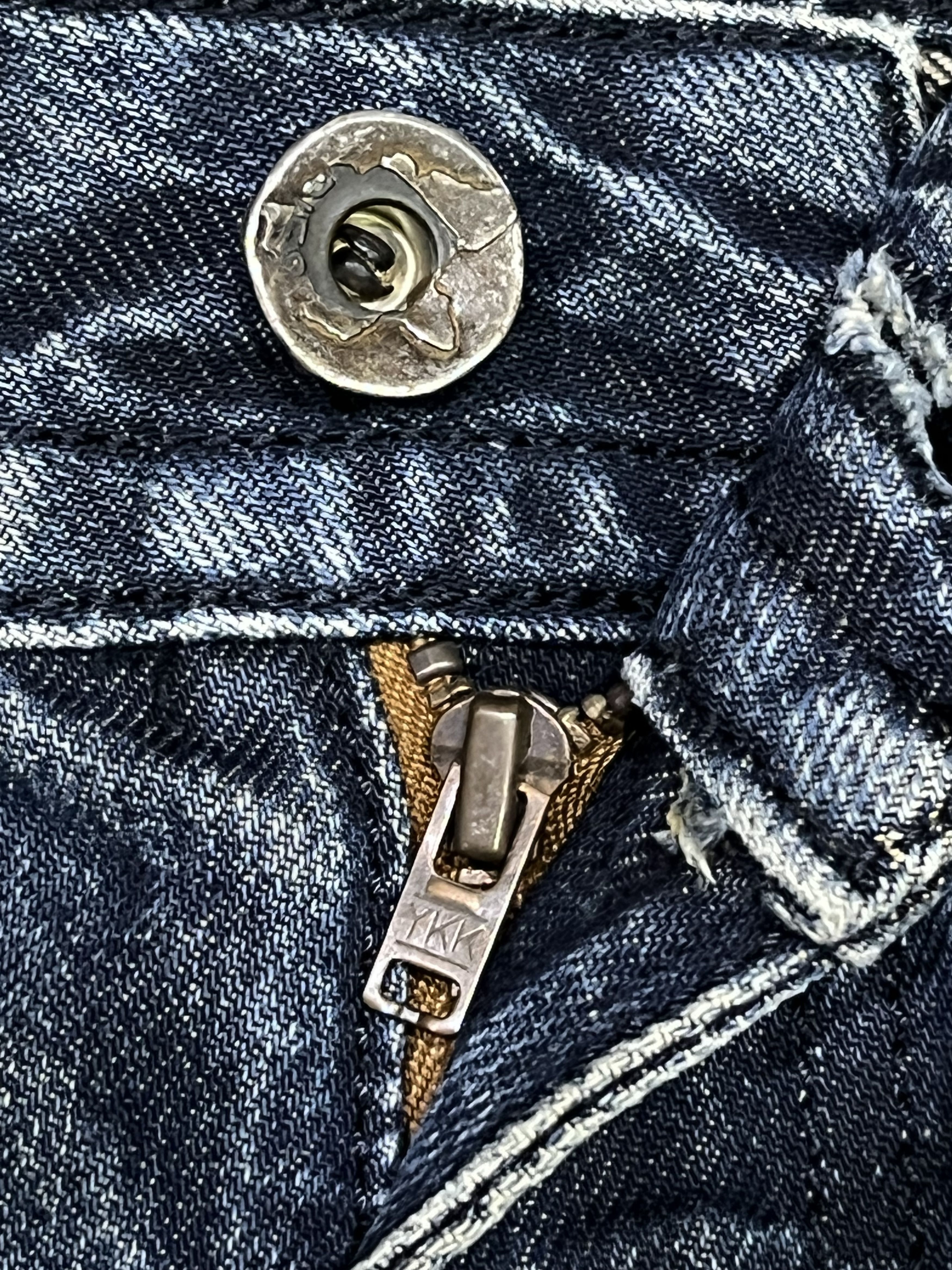 Diesel 🤘🏼Vintage DIESEL DNA Punk Rock Slim Skinny Mudwash Denim Size US 31 - 13 Thumbnail