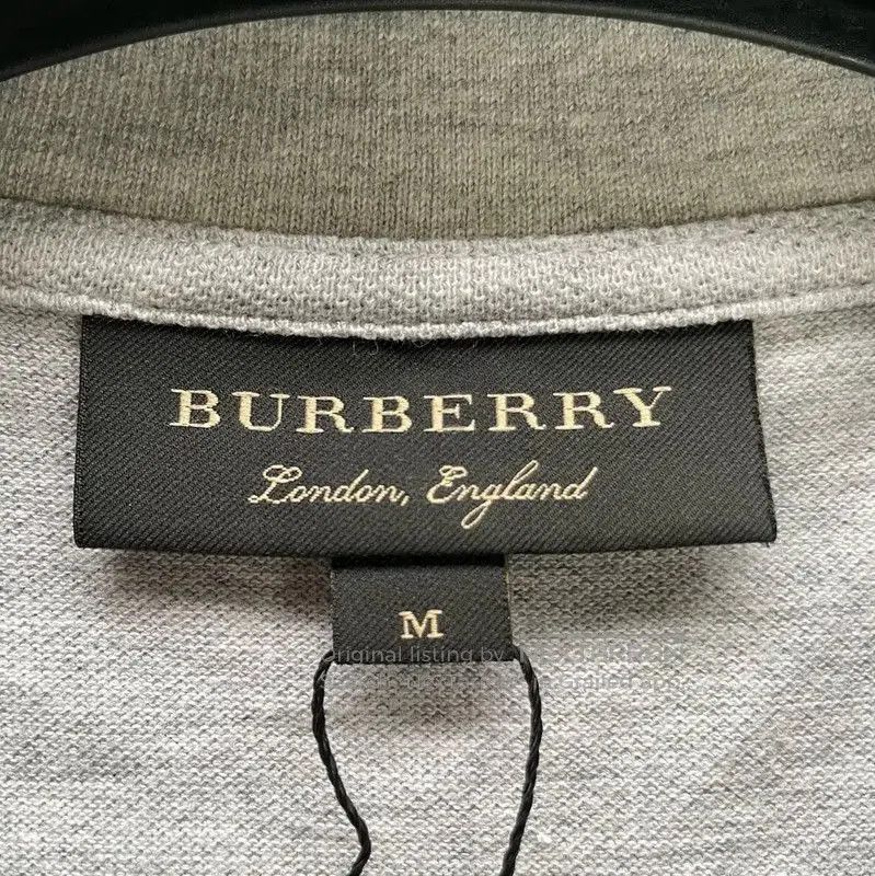 Burberry Burberry Gray Men's Polo Shirt. Size US M / EU 48-50 / 2 - 3 Thumbnail