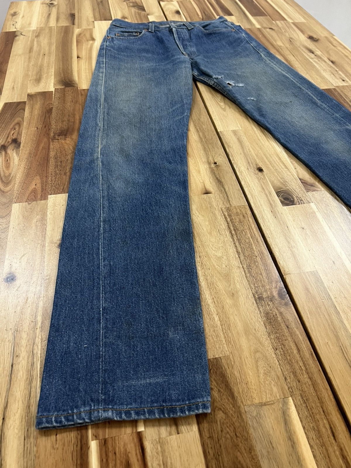 Levi's Vintage 90’s Levis 501XX Small e Non Selvedge Denim Jeans Size US 29 - 2 Thumbnail
