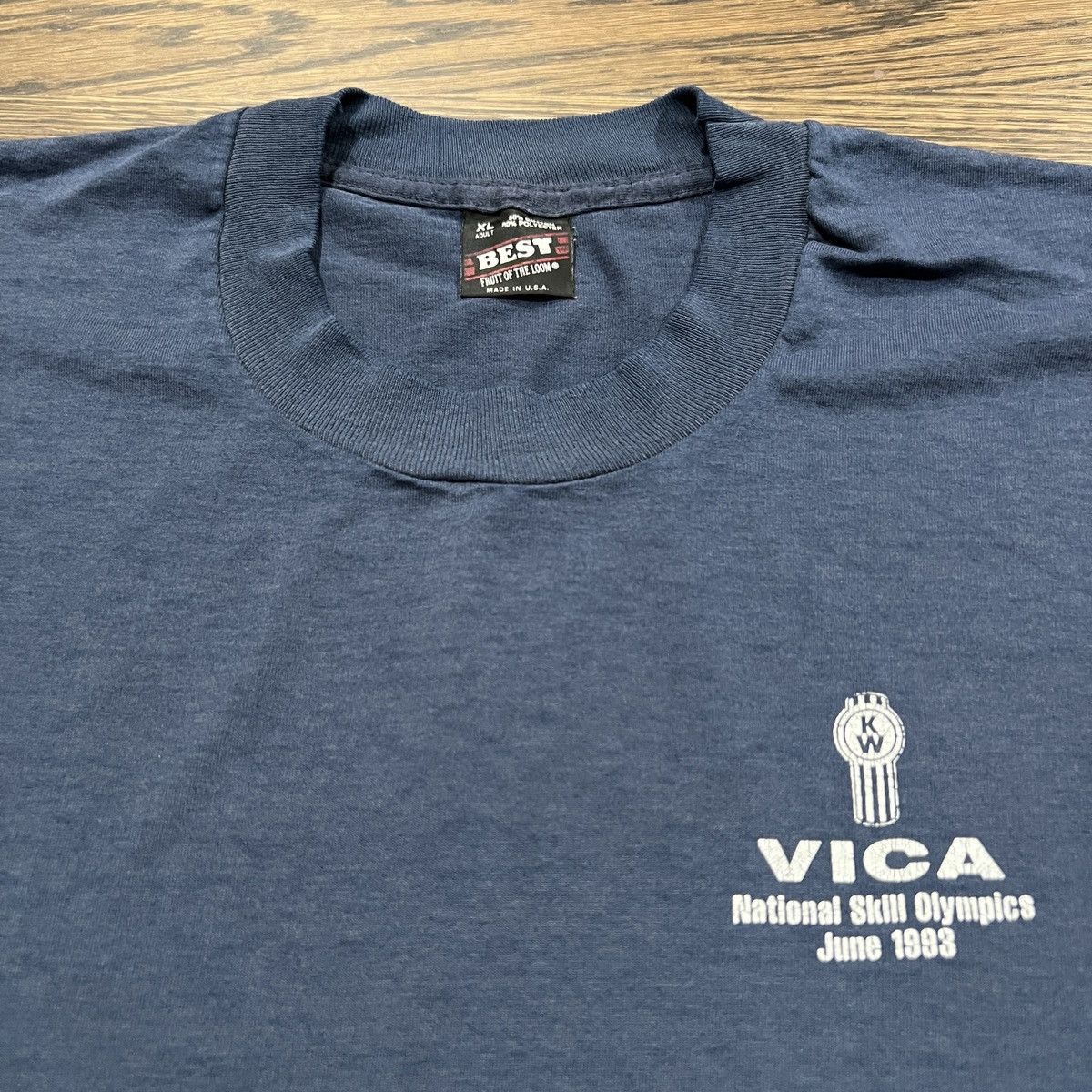 Vintage Vintage 1993 Vica Skill Olympics single stitch shirt Size US XL / EU 56 / 4 - 2 Thumbnail