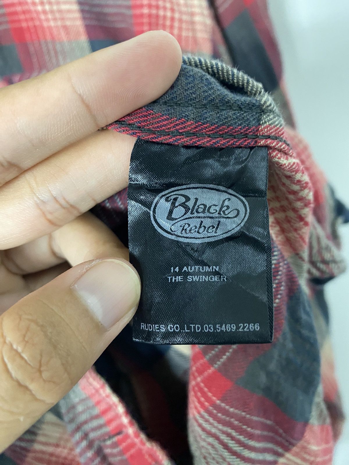 Japanese Brand Blackrebel Flannel Shirt Size US L / EU 52-54 / 3 - 5 Thumbnail