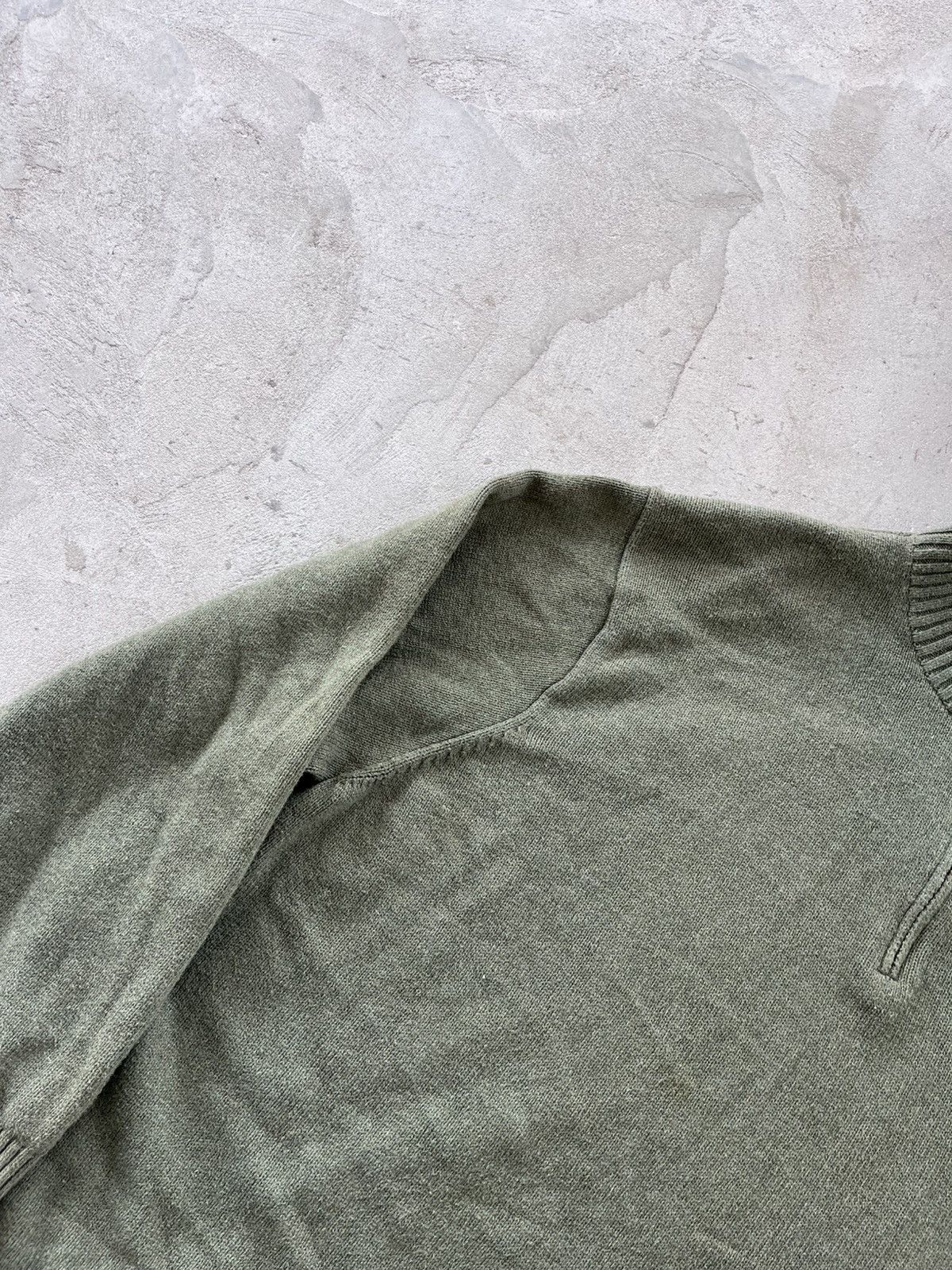 Polo Ralph Lauren Vintage Polo Ralph Lauren Green Oversize Zip Sweater Y2K Size US XXL / EU 58 / 5 - 4 Thumbnail