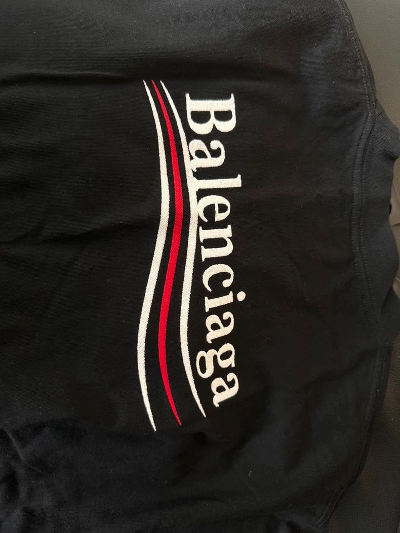 Balenciaga Balenciaga Black embroidered cola short sleeves Size US XS / EU 42 / 0 - 3 Thumbnail