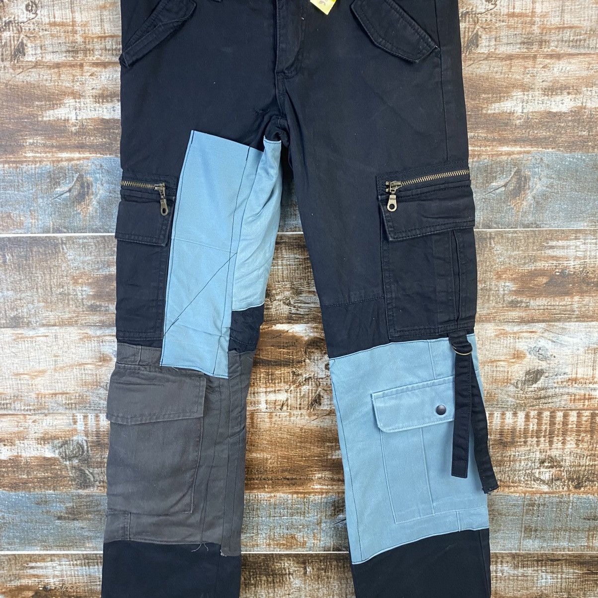 Japanese Brand DL Grazie Black Cargo Multipocket Pants #C926 Size US 26 / EU 42 - 5 Thumbnail
