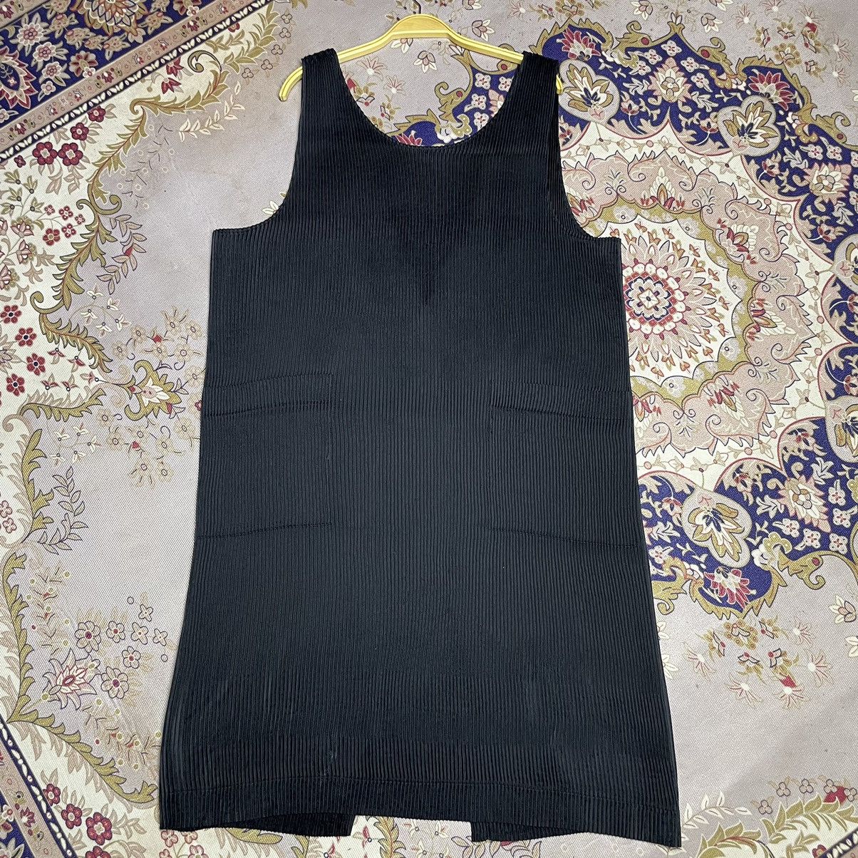 Issey Miyake a70 ISSEY MIYAKE Design Pleated Pleats Apron Style Dress Size M / US 6-8 / IT 42-44 - 3 Thumbnail