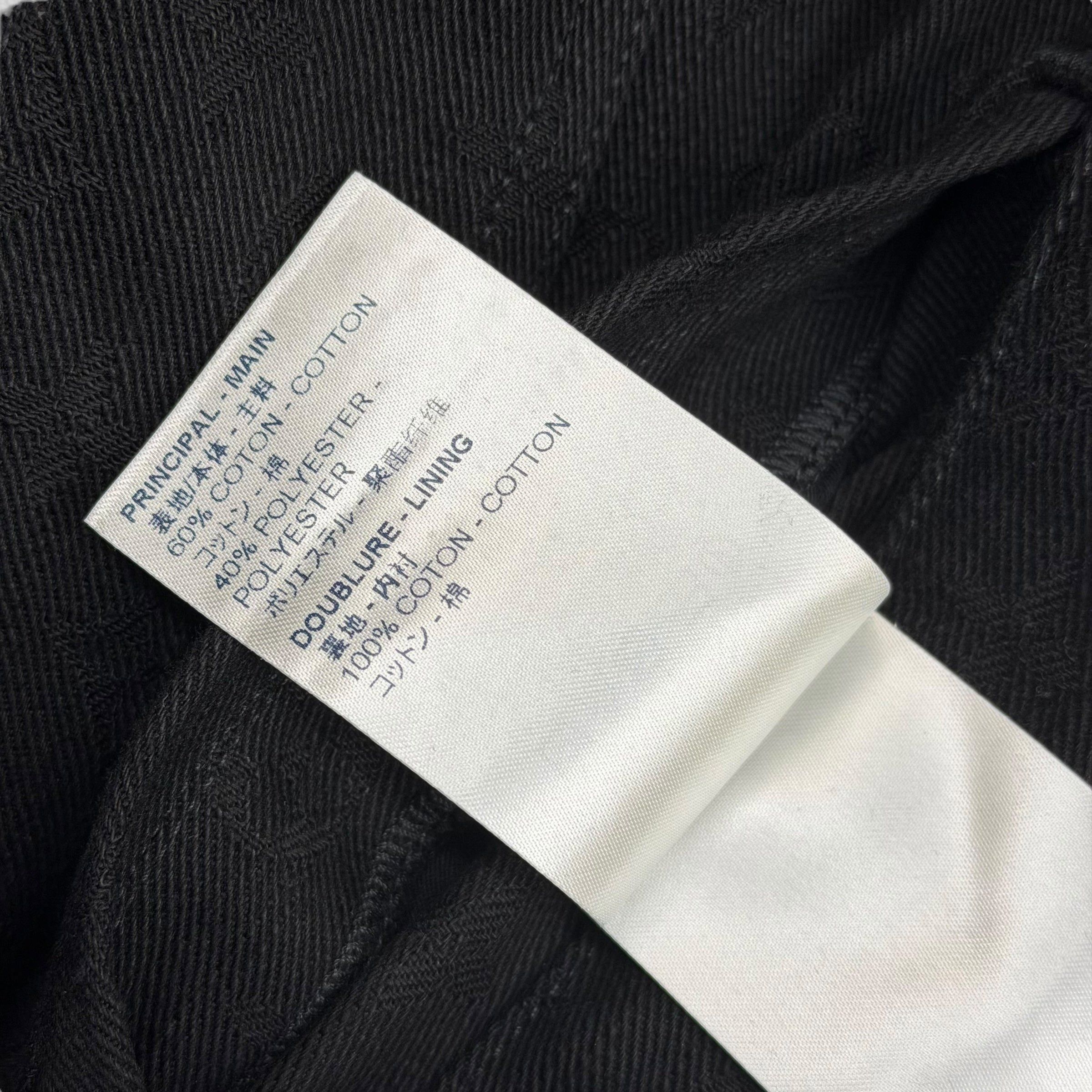 Louis Vuitton Louis Vuitton Monogram Black Denim Jacket 50 (L) Size US L / EU 52-54 / 3 - 7 Thumbnail