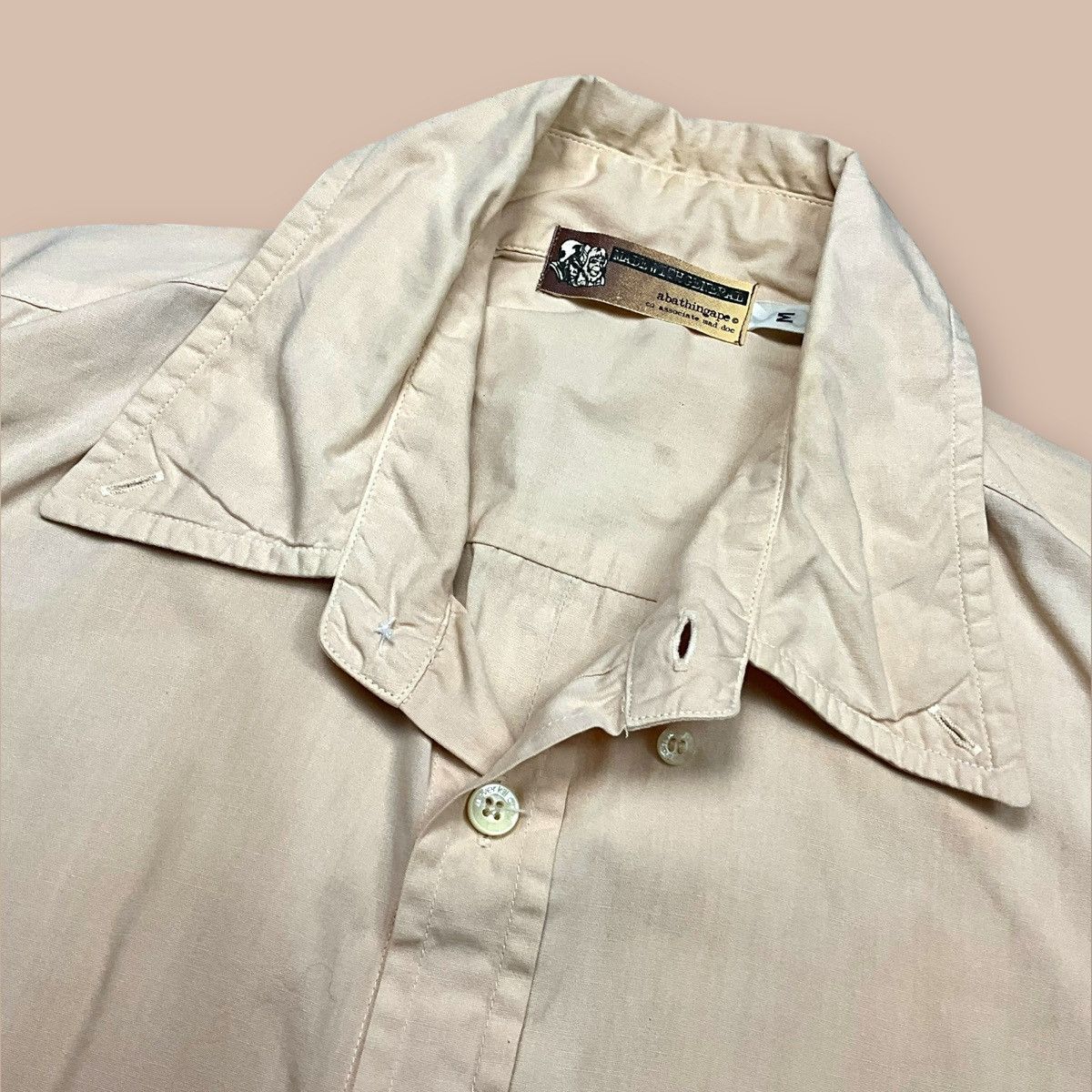 OG2000's Bape Gradient Brown L/S Button up Shirt