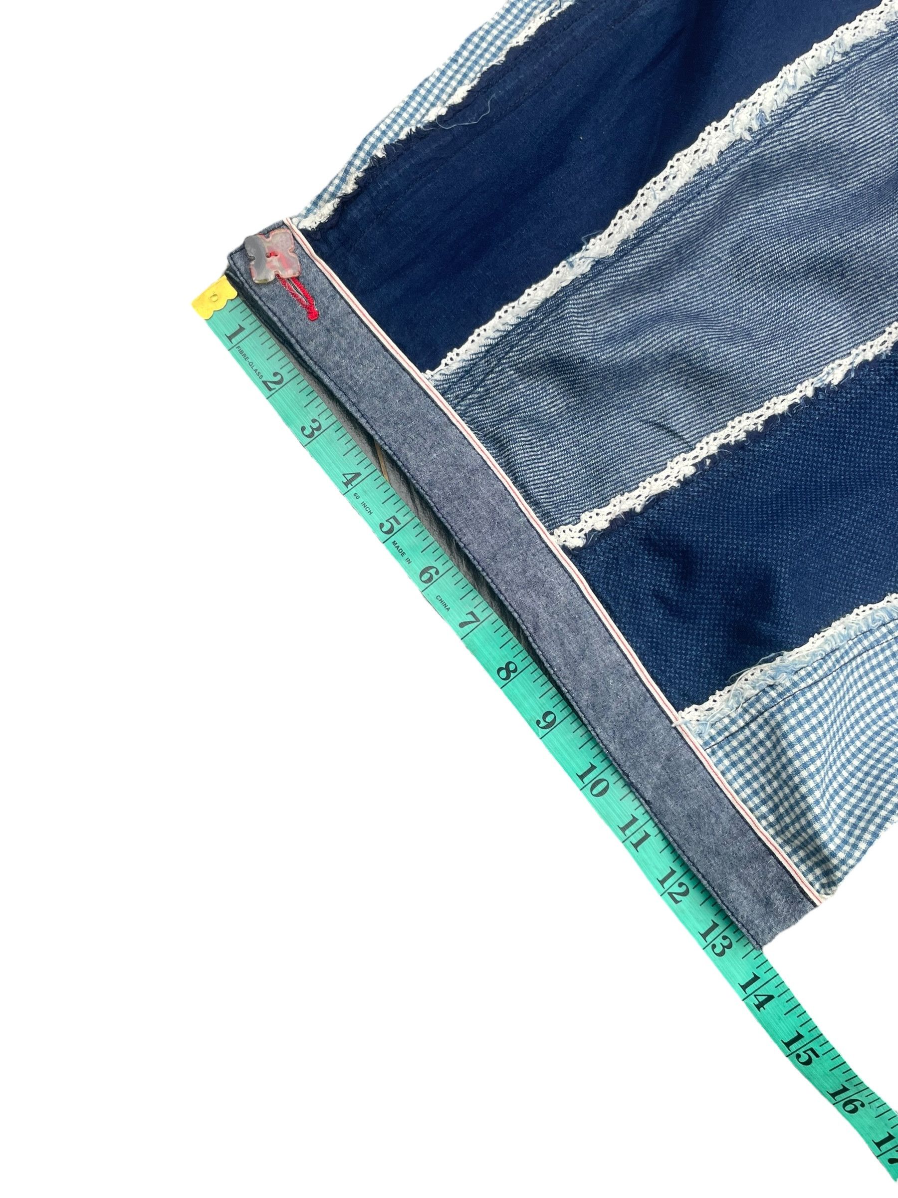 Blue Blue Japan Natural Boo Custom Denim Skirt Size 27" / US 4 / IT 40 - 7 Thumbnail