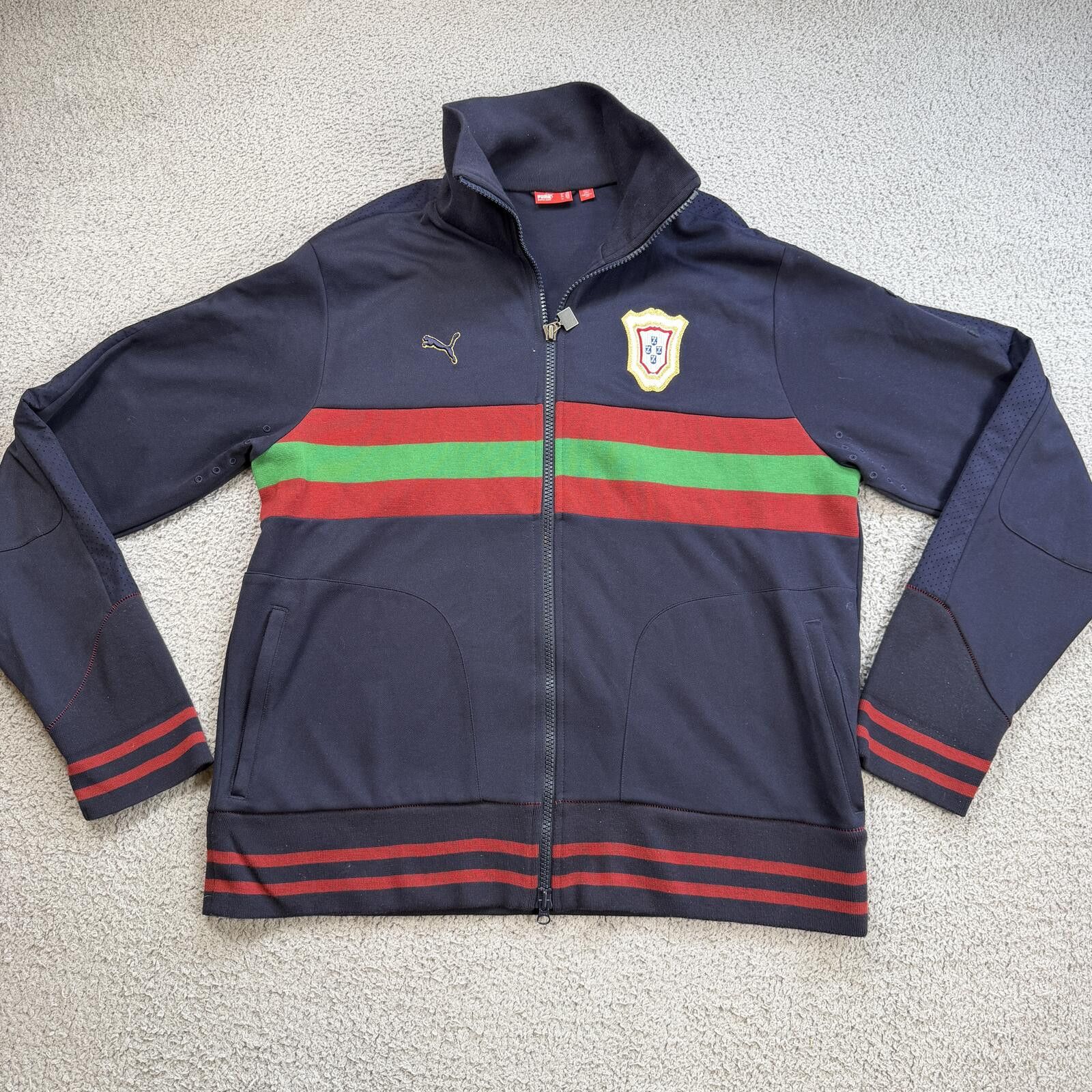 Puma Puma Portugal National Team 2006 World Cup Track Jacket Mens Size US XXL / EU 58 / 5 - 1 Thumbnail