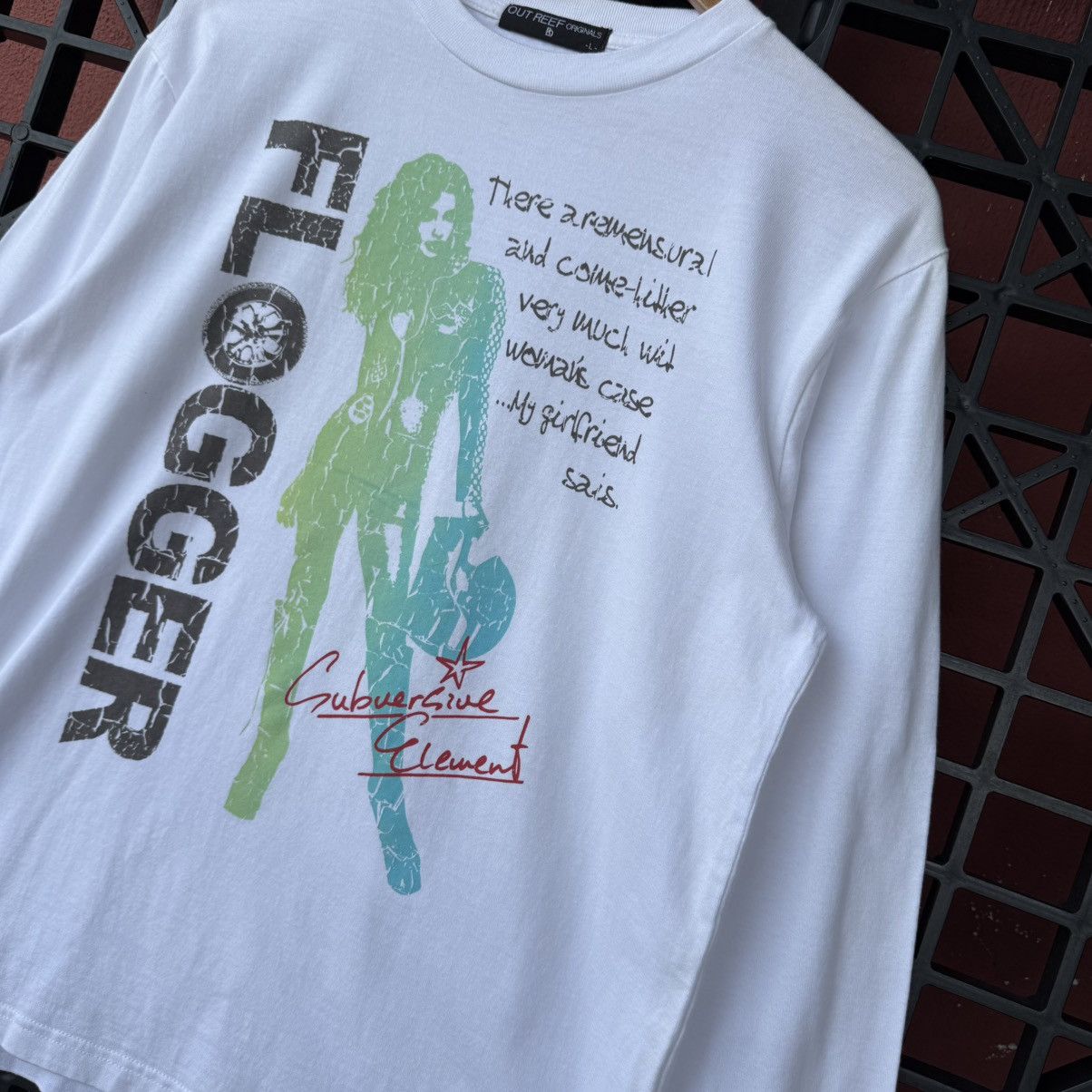 Hysteric Glamour Out REEF Original Potrait Girl Y2K Submersive Element Size US L / EU 52-54 / 3 - 7 Thumbnail