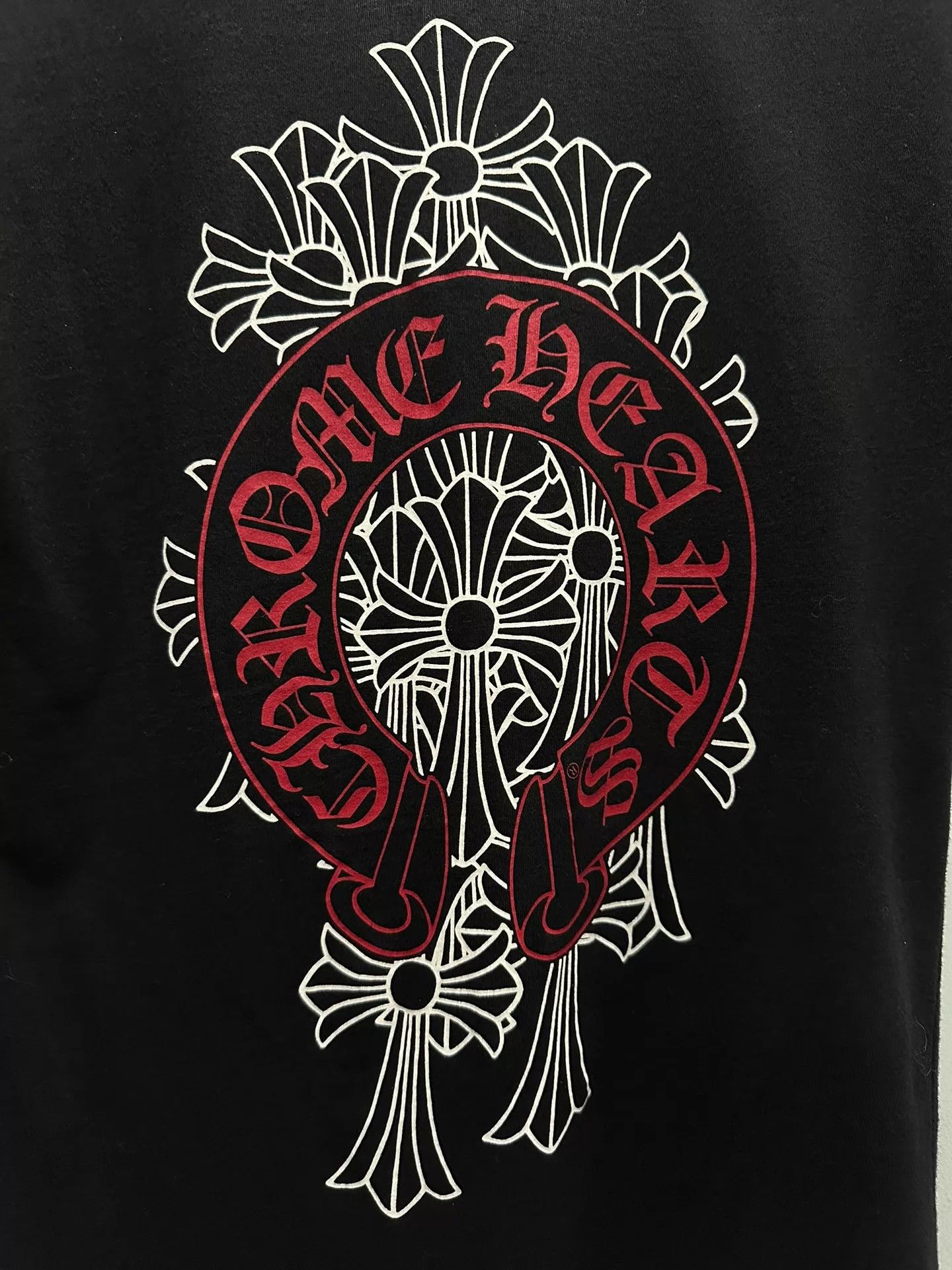 Chrome Hearts Chrome Hearts Red Cross V-Neck Short Sleeve Tee M (New) Size M / US 6-8 / IT 42-44 - 5 Thumbnail