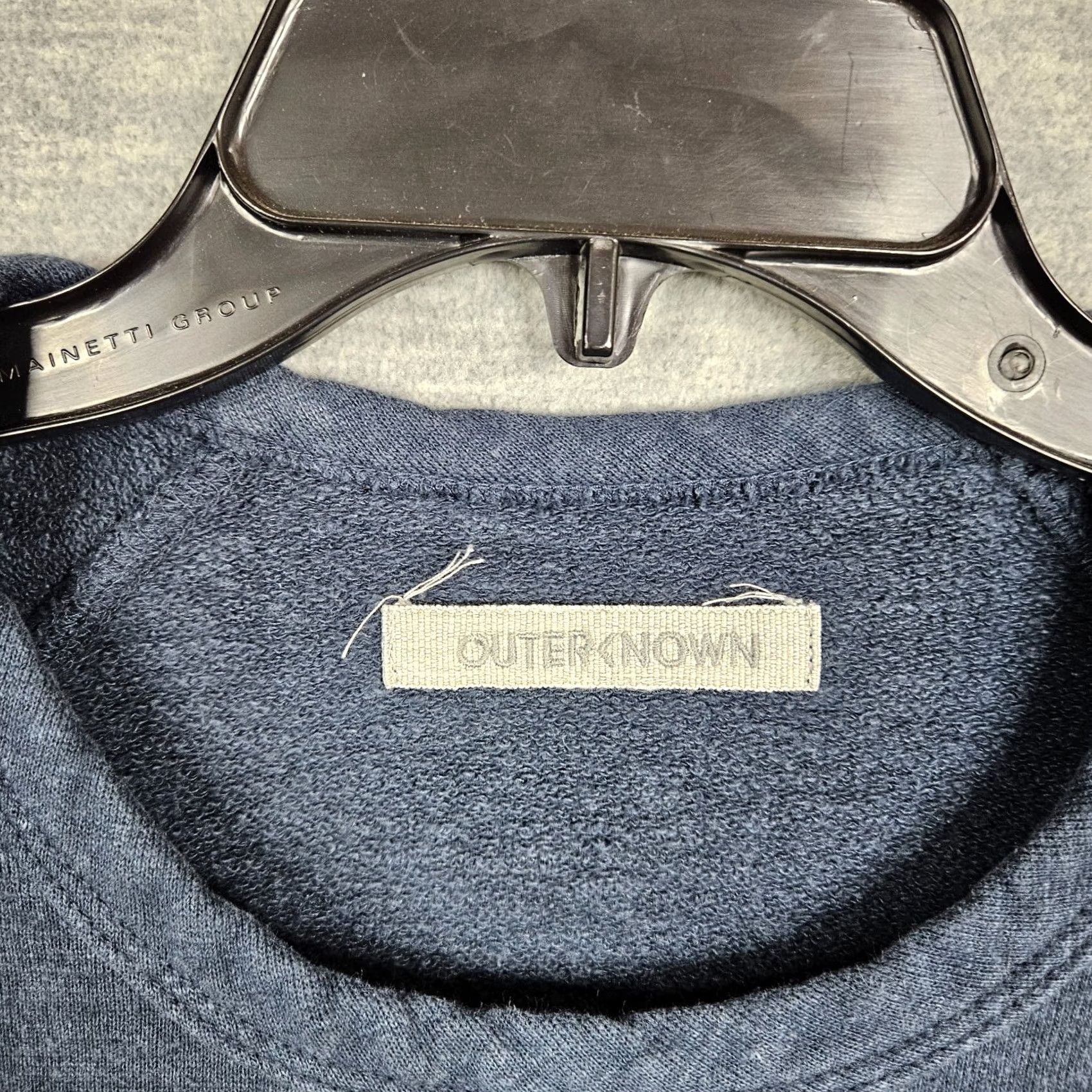 Outerknown OUTER KNOWN Sweatshirt Unisex Adults Long Sleeve Crew Neck Pullover Size M Gray Fleece Logo All Seasons Regular Shirt Size M / US 6-8 / IT 42-44 - 7 Thumbnail