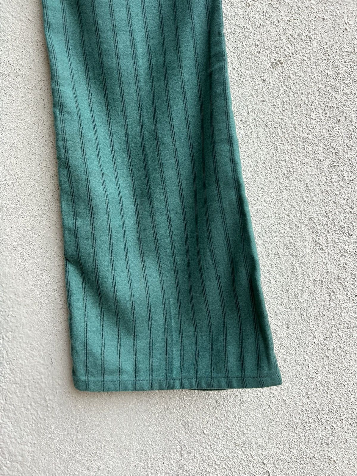 Lee Vintage 70s LEE Usa Suede Cotton Striped Super Flare Pant Size US 27 - 21 Thumbnail