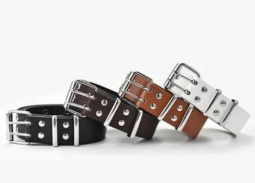 Other studded gothic double buckle star studded belt Size ONE SIZE - 3 Thumbnail