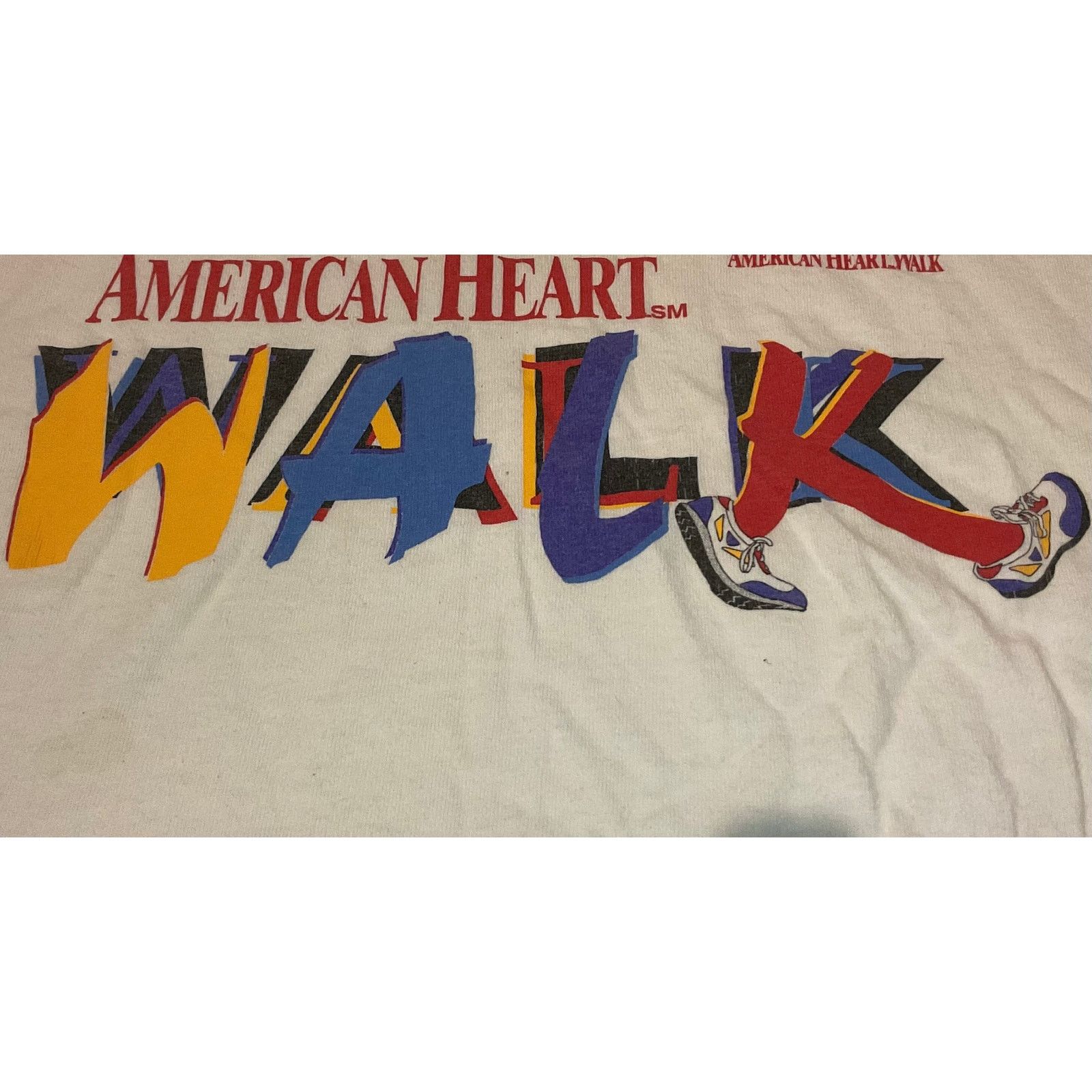 Gildan 🫀 90s American Heart Walk Tee (Gildan Ultra Cotton) XL Size US XL / EU 56 / 4 - 5 Thumbnail
