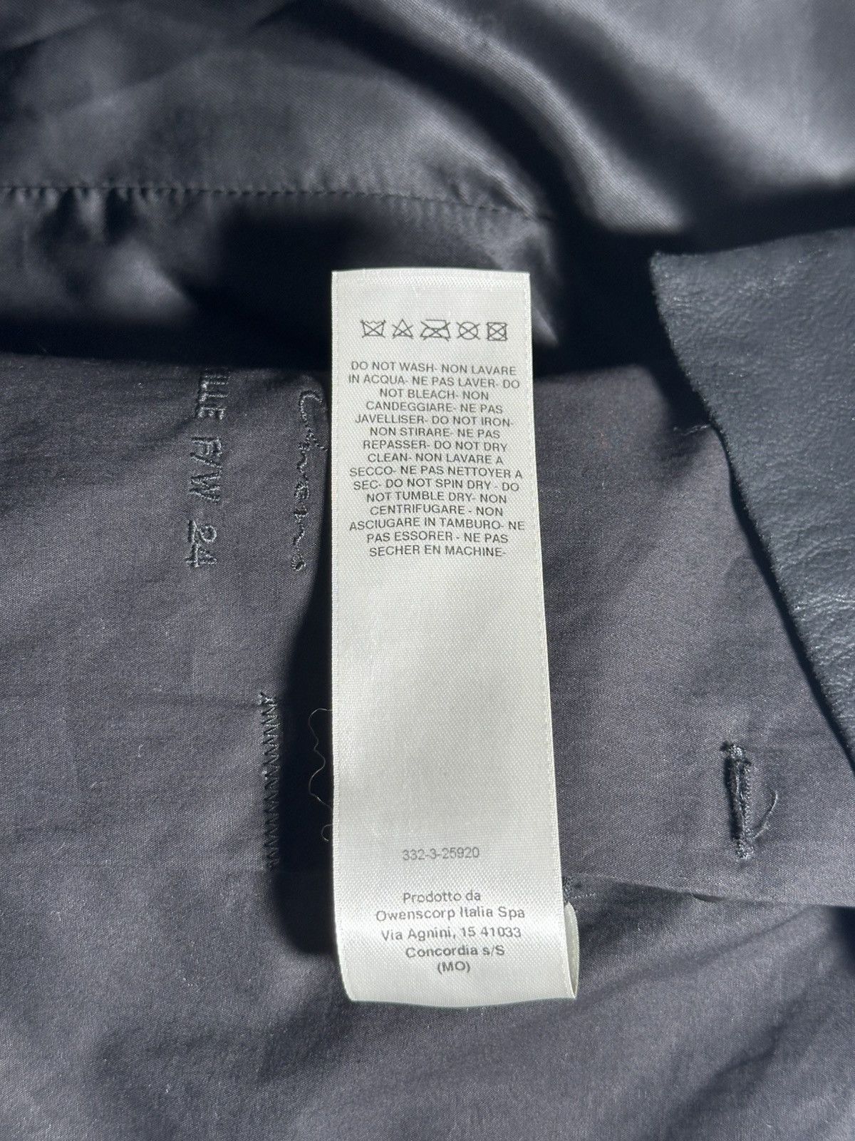 Rick Owens Rick Owens Leather Zip Up Jacket Size XS / US 0-2 / IT 36-38 - 9 Thumbnail