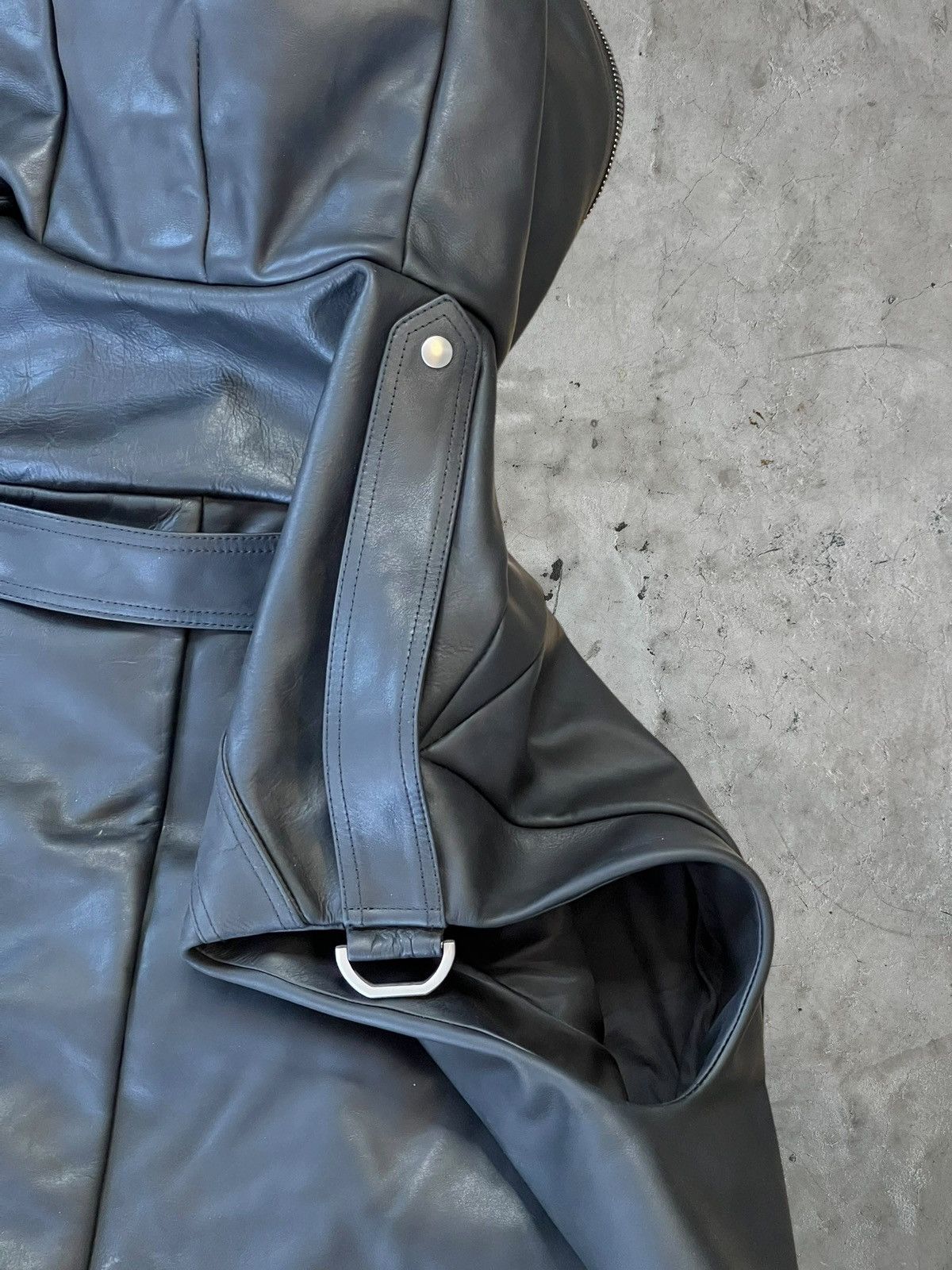 Rick Owens SS/24 Rick Owens Runway Sleeveless Leather Jacket Size US L / EU 52-54 / 3 - 11 Thumbnail