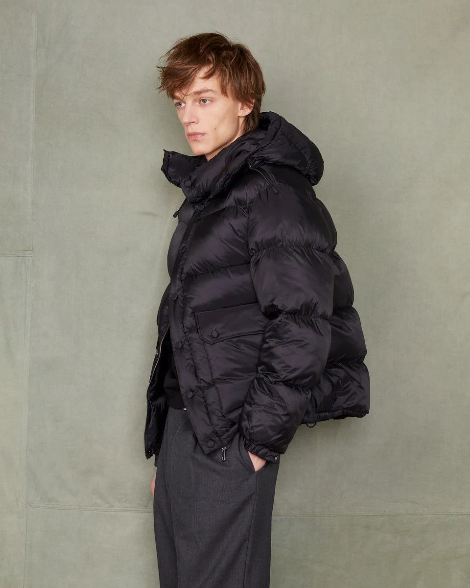 Officine Generale Black Down Puffer Jacket Size US M / EU 48-50 / 2 - 2 Thumbnail