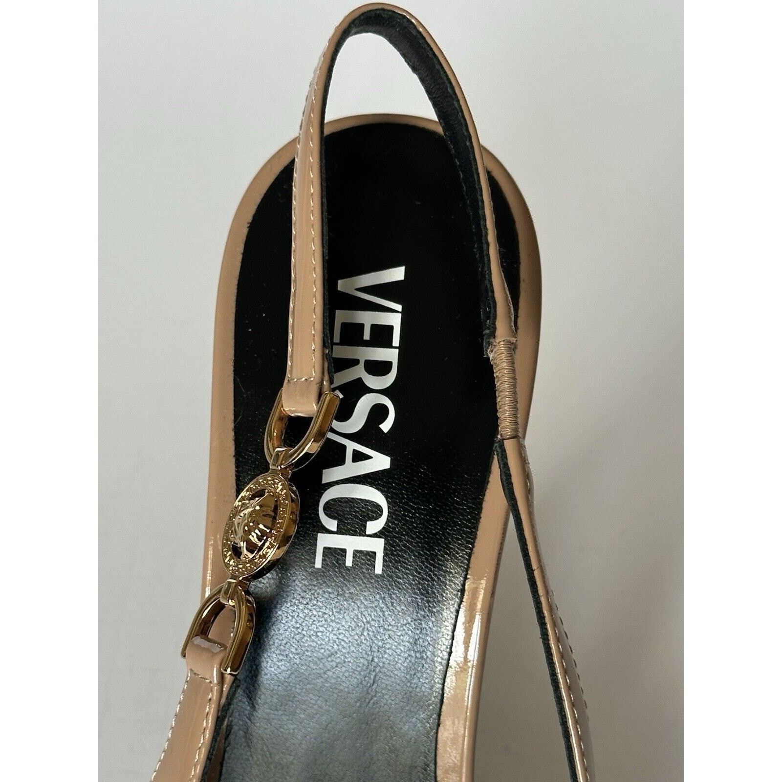 Versace Versace Sling Back Leather Pump Shoes Blush 10 US 1012127 Size US 10 / IT 40 - 6 Thumbnail