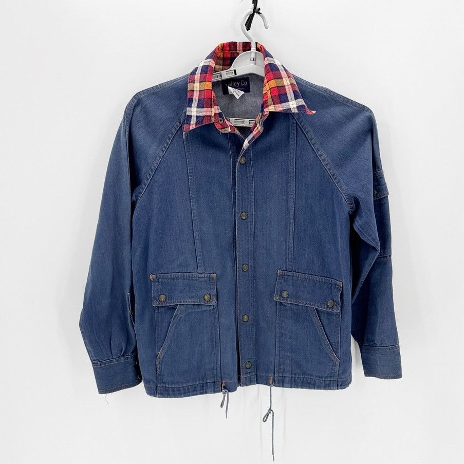 Other Vintage 80’s Valley Co Two Pocket Denim Button Up Jacket M Size M / US 6-8 / IT 42-44 - 1 Thumbnail