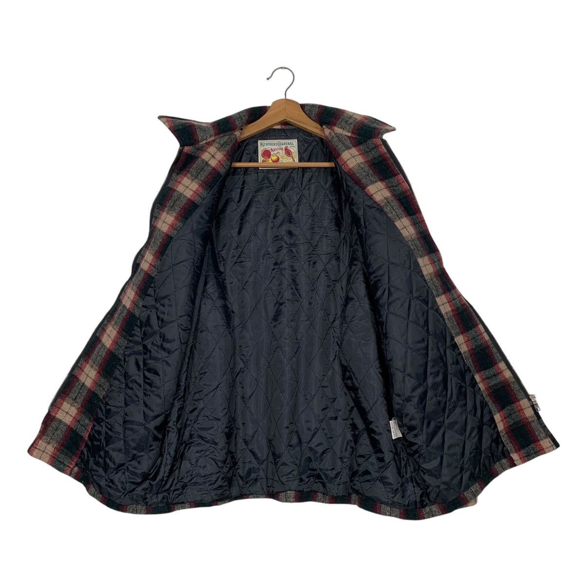 Japanese Brand Vintage Kentucky Cardinal Tartan Wool Jacket Size US L / EU 52-54 / 3 - 11 Thumbnail